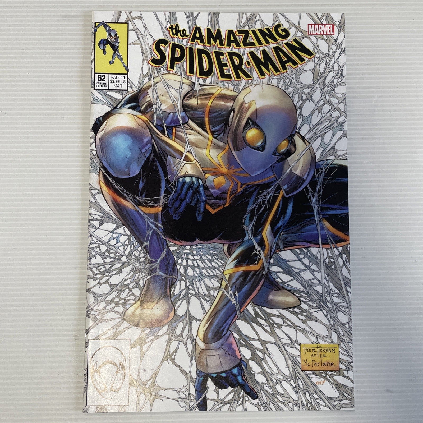 Amazing Spider-Man #62 2021 Tyler Kirkham Todd McFarlane #1 Homage Variant0