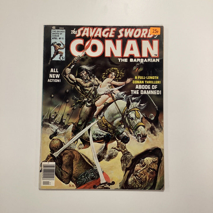 Savage Sword of Conan #11 1975 FN/VF Pence Sticker