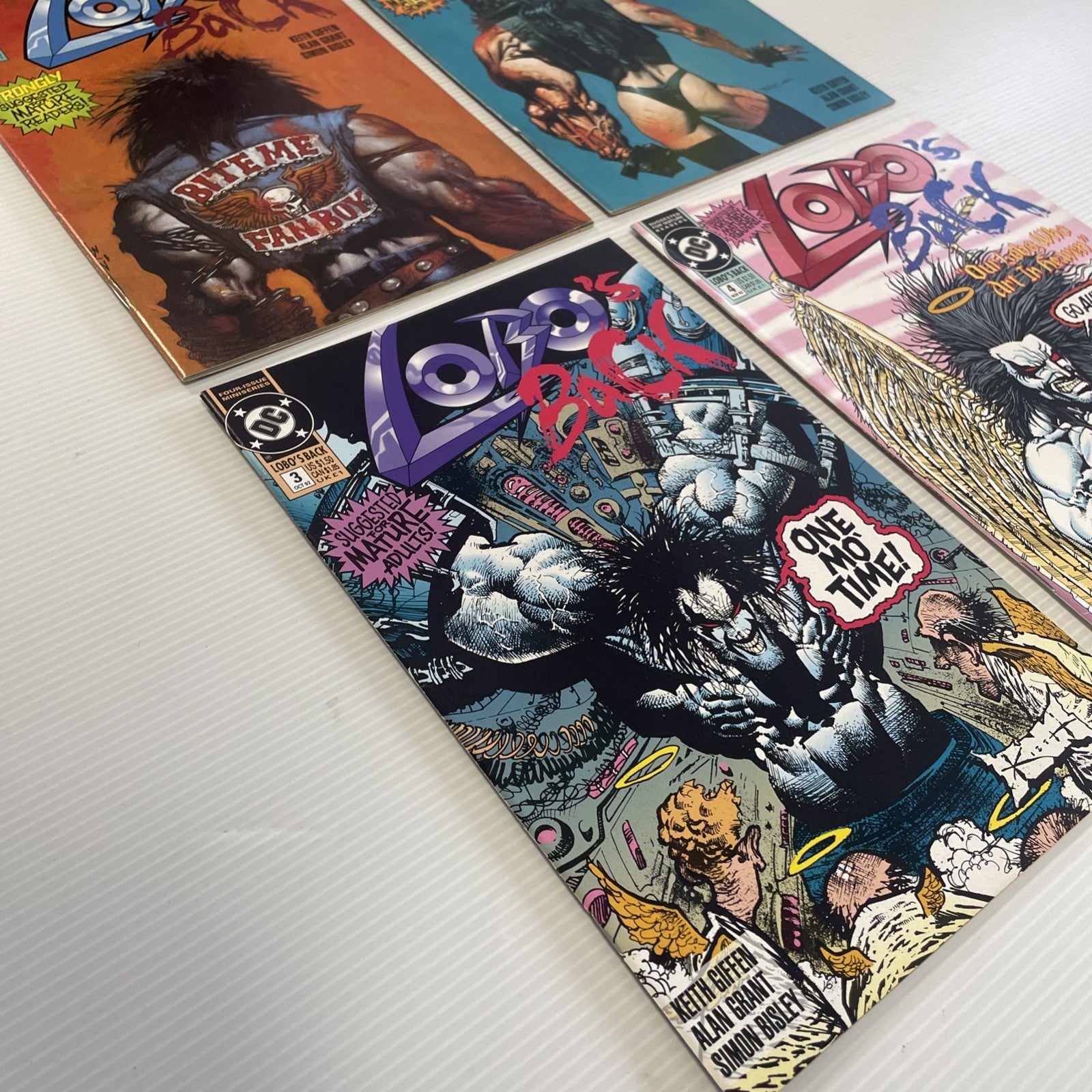 Lobo's Back #1-4 1992 Avg VF Complete Set5