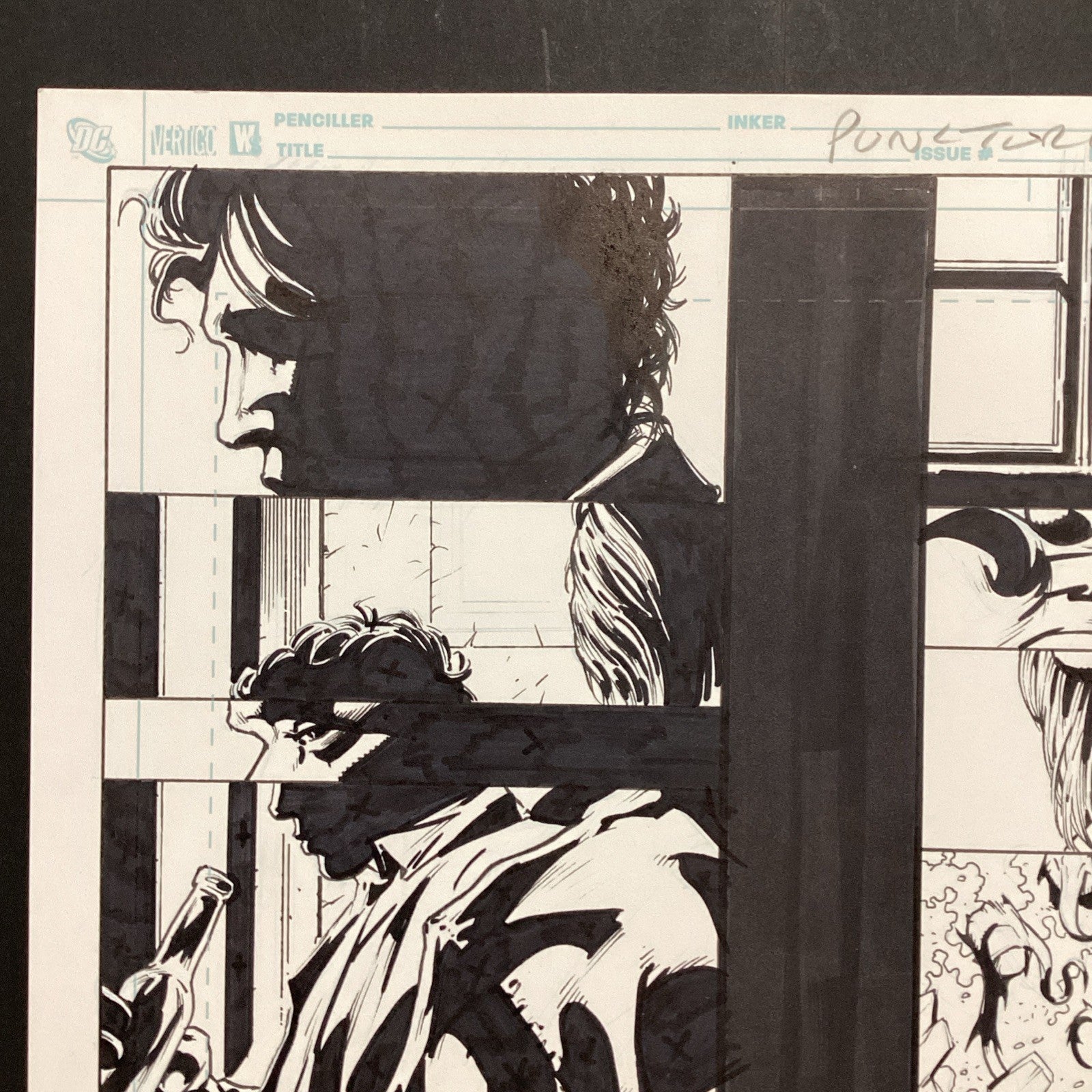 Original Artwork for Puncture Com.X By John Higgins 2004 (unknown Issue & Page)4