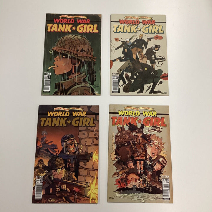 World War Tank Girl #1-4 2017 VF+ Complete Set