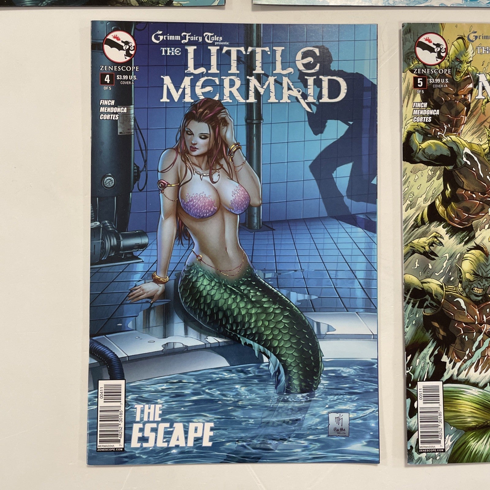 Grimm Fairy Tales Presents Little Mermaid #1-5 2015 Complete Set Zenescope4