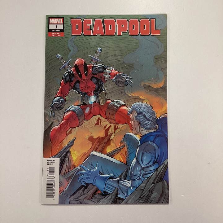 Deadpool #1 2018 NM 1:500 Rob Liefeld Remastered Variant0