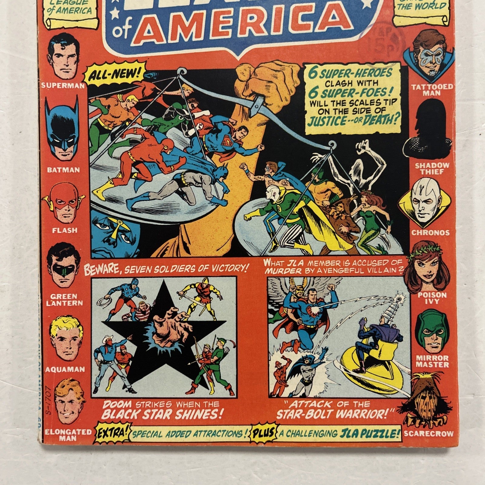 Justice League of America #111 1973 FN Pence Stamp Nick Cardy Cover2