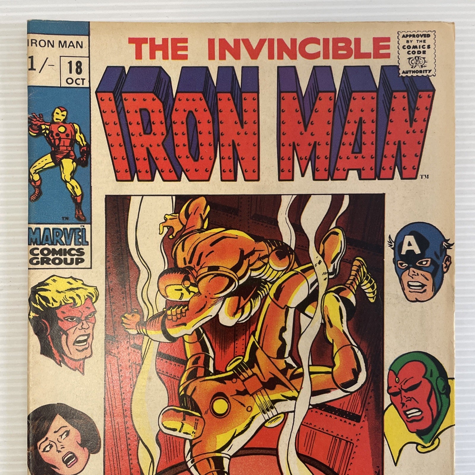 Iron Man #18 1969 FN Pence Copy1