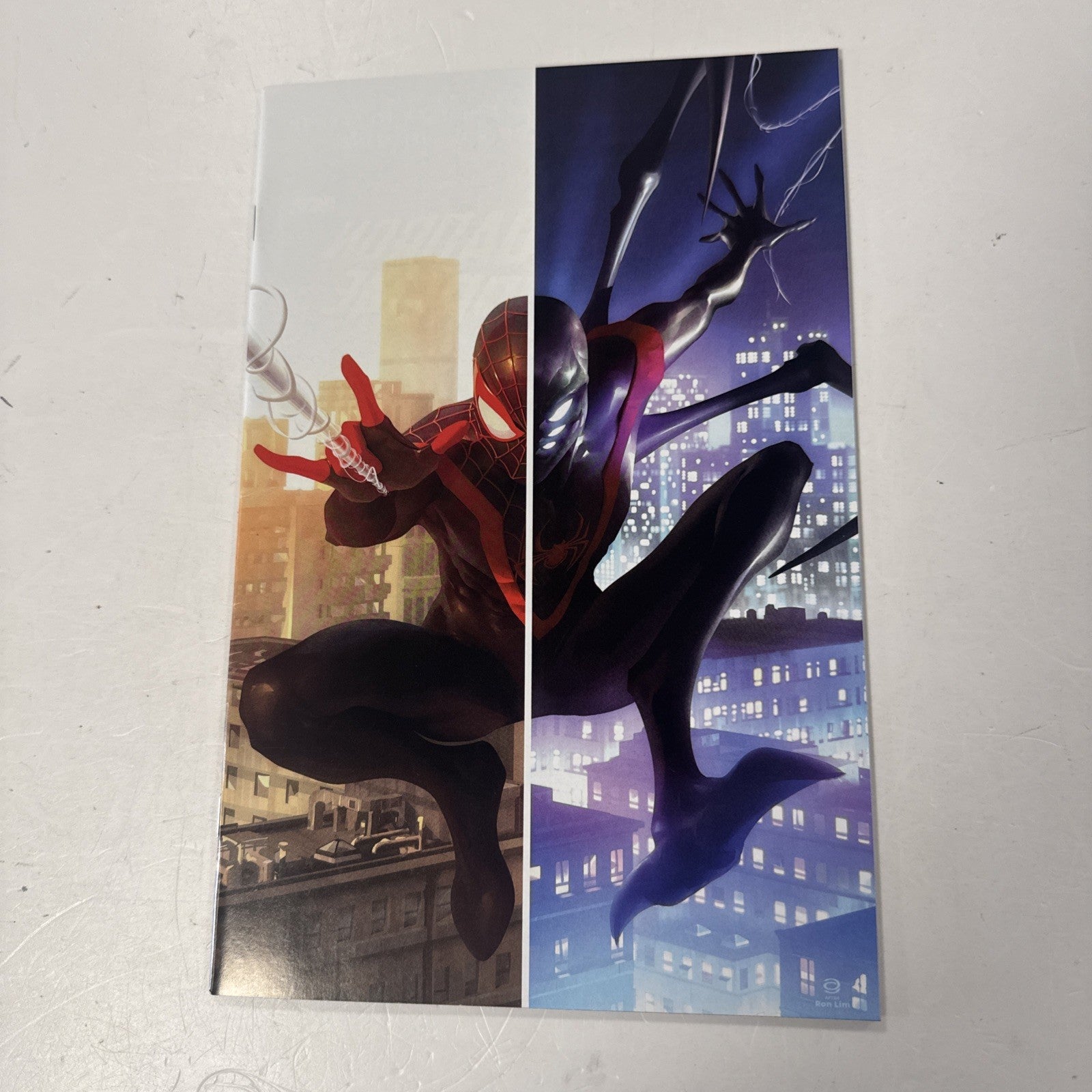 Miles Morales: Spider-man #25 2021 Ron Lim Trade Dress & Virgin Variant Cover2