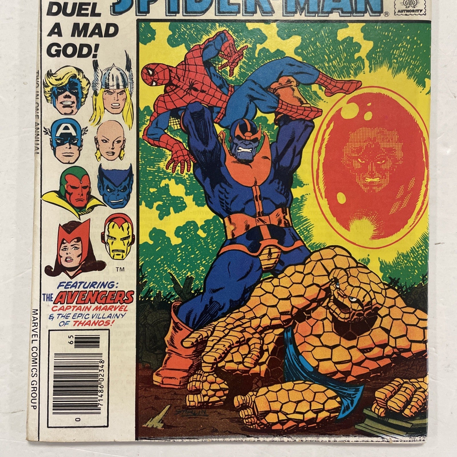 Marvel Two-In-One Annual #2 1977 FN+ Thing, Spider-Man, Death of Thanos2