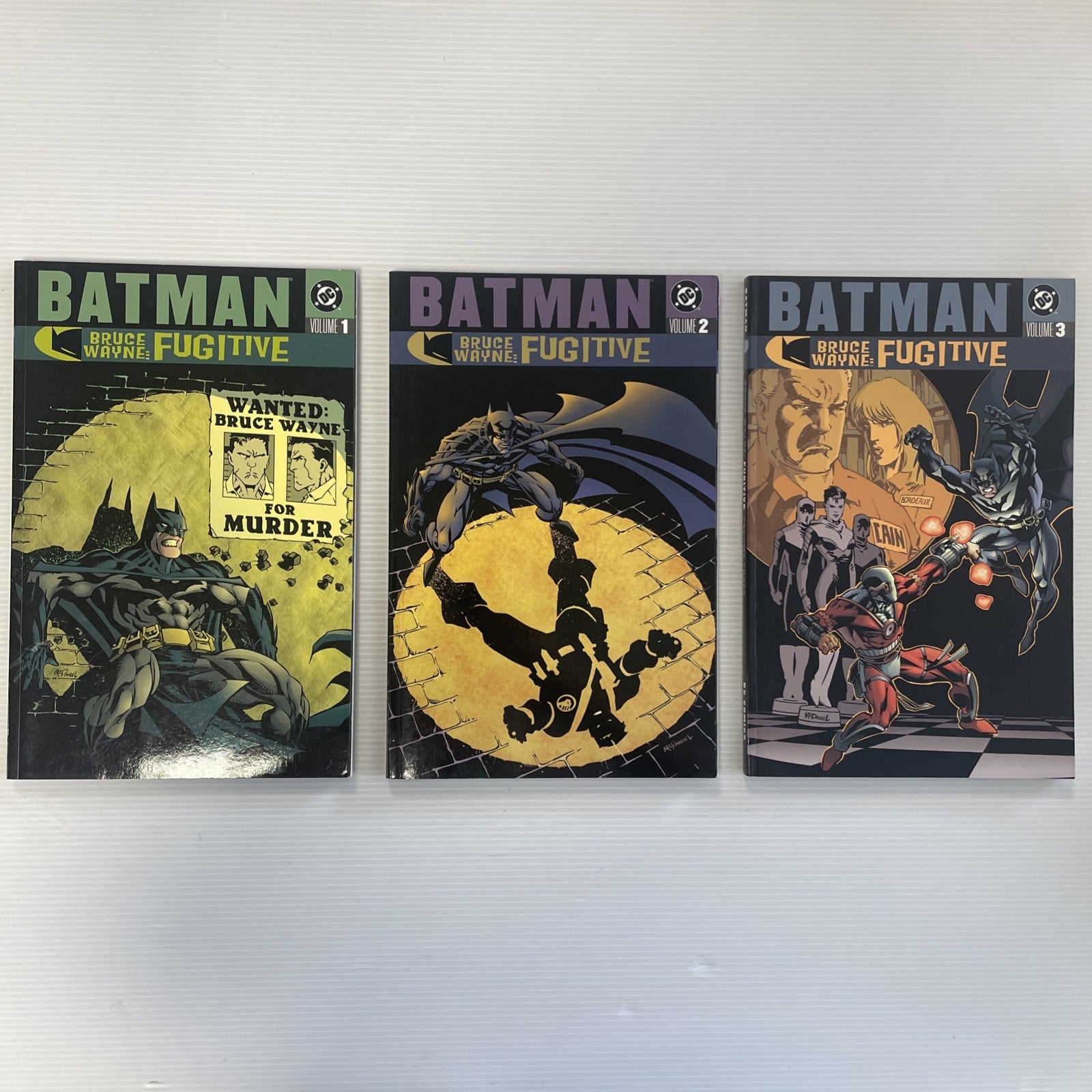 Batman: Fugitive Vol. 1-3 2002 TPB Trade Paperback Graphic Novel Set Complete Se0