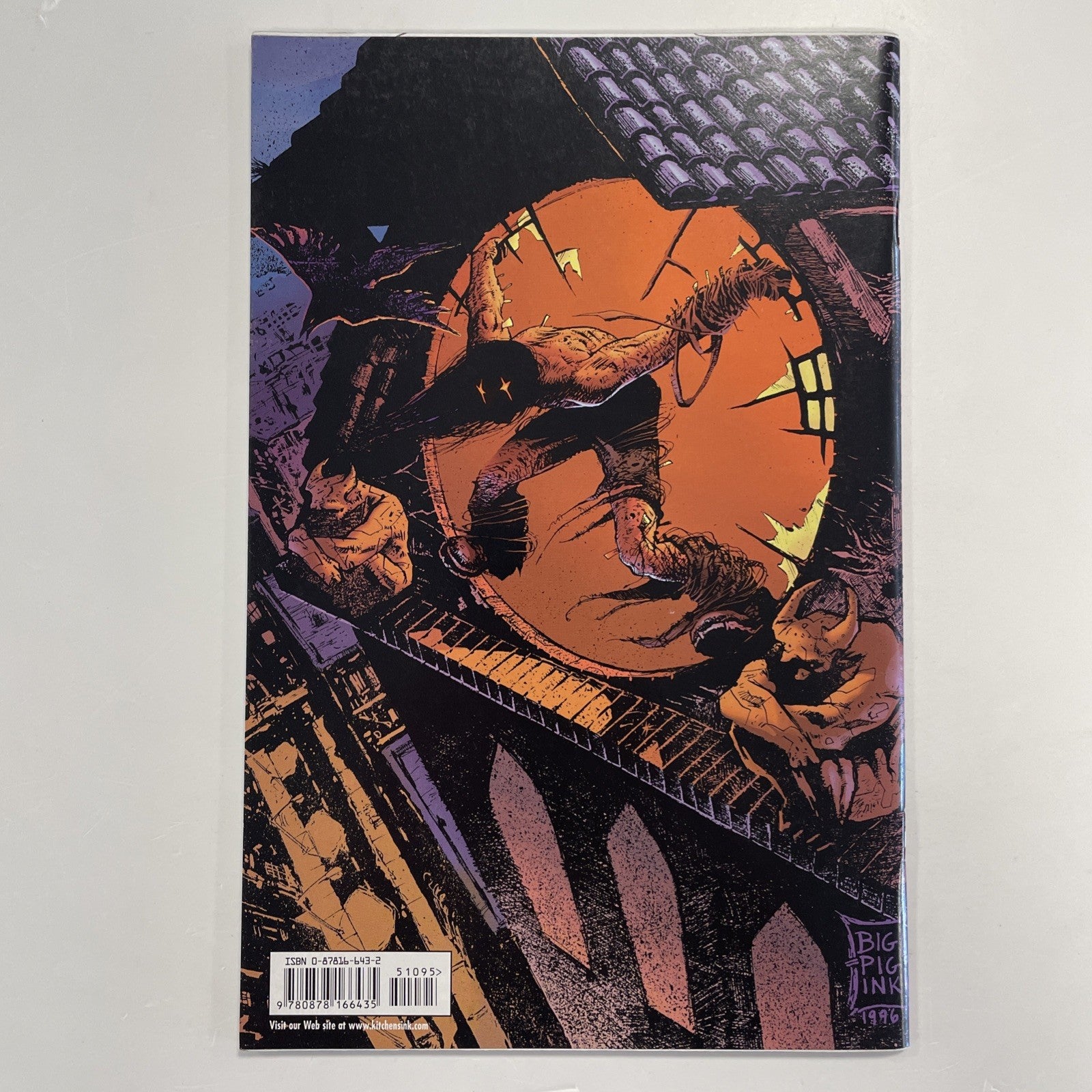 The Crow #0 1998 FN J O'Barr Kitchen Sink Comix4