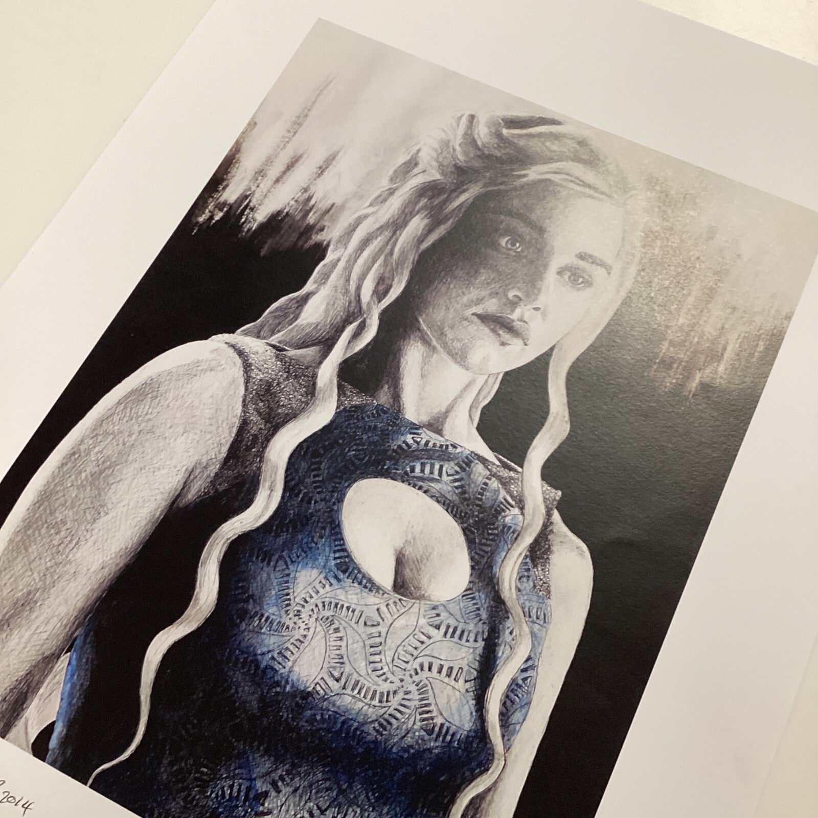 Daenerys Targaryen Signed Art Print by Becky Knapp7