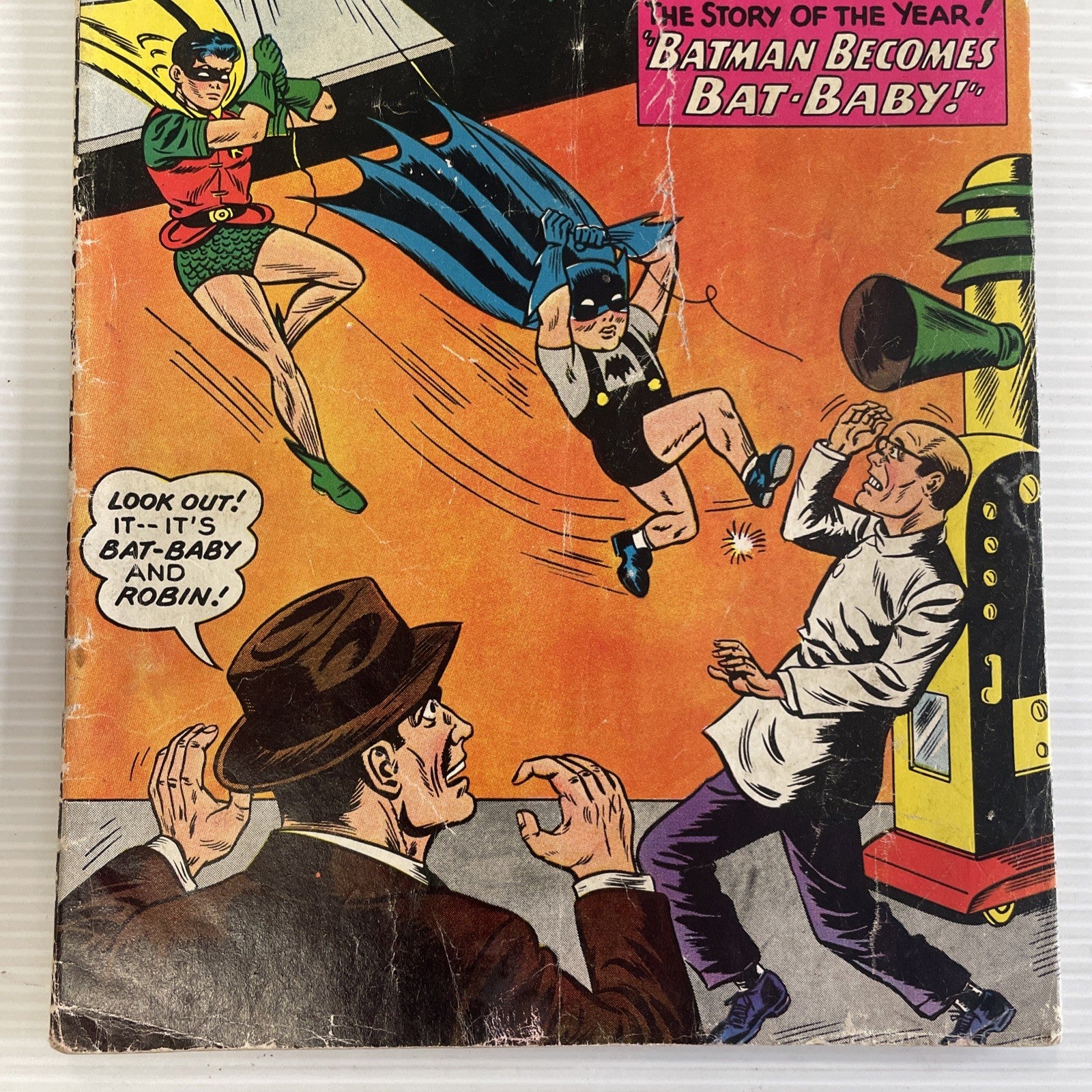 Batman #147 1962 GD+ Pence Stamp **80mm tear in front cover2