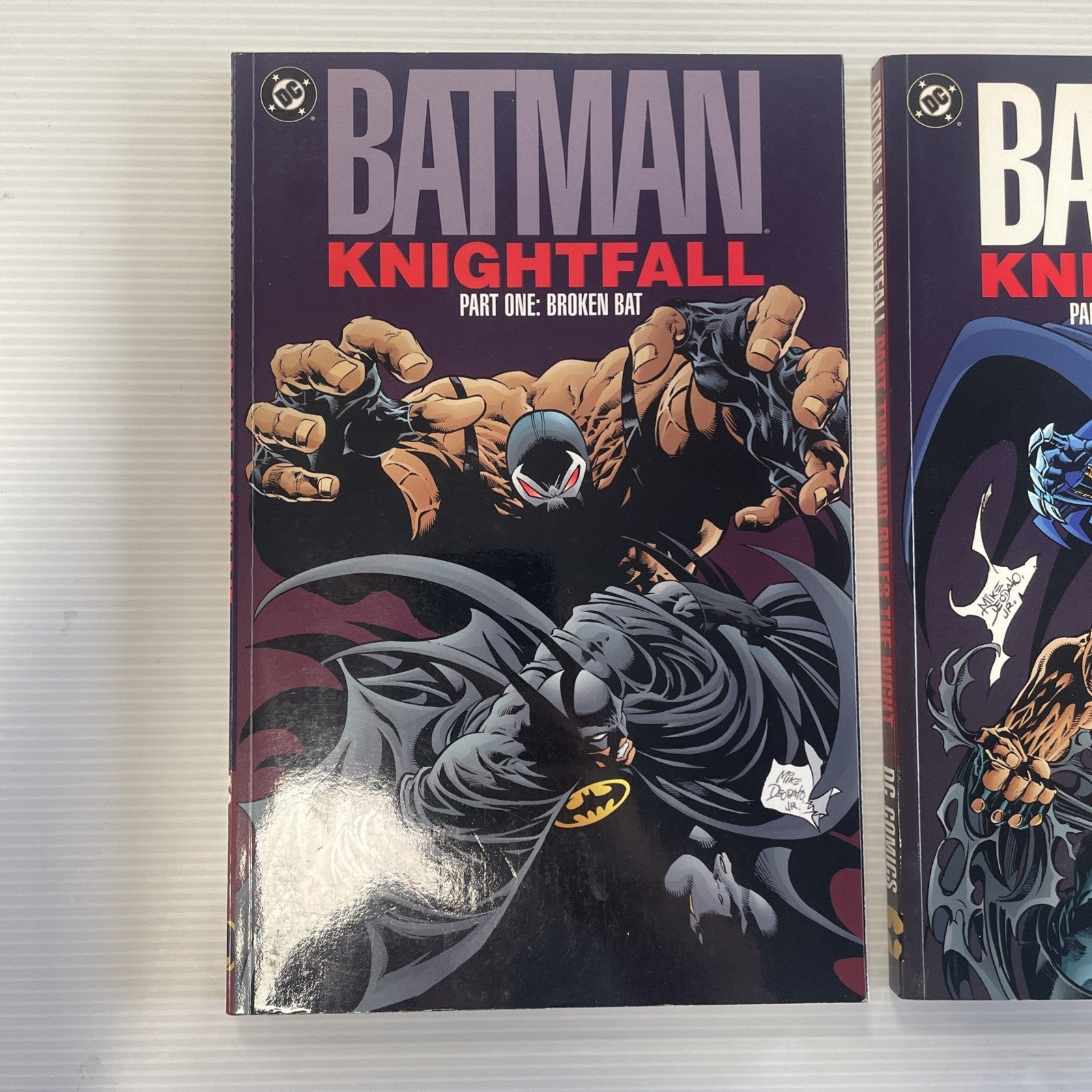Batman Knightfall Vol 1 & 2 2011 Broken Bat & Who Rules the Night TPB Trade Pape1