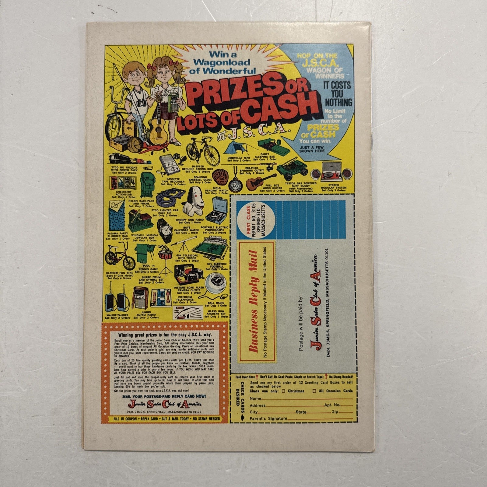 Marvel Feature #11 1973 VF- Thing Hulk Signed by Jim Starlin inside page Date st3