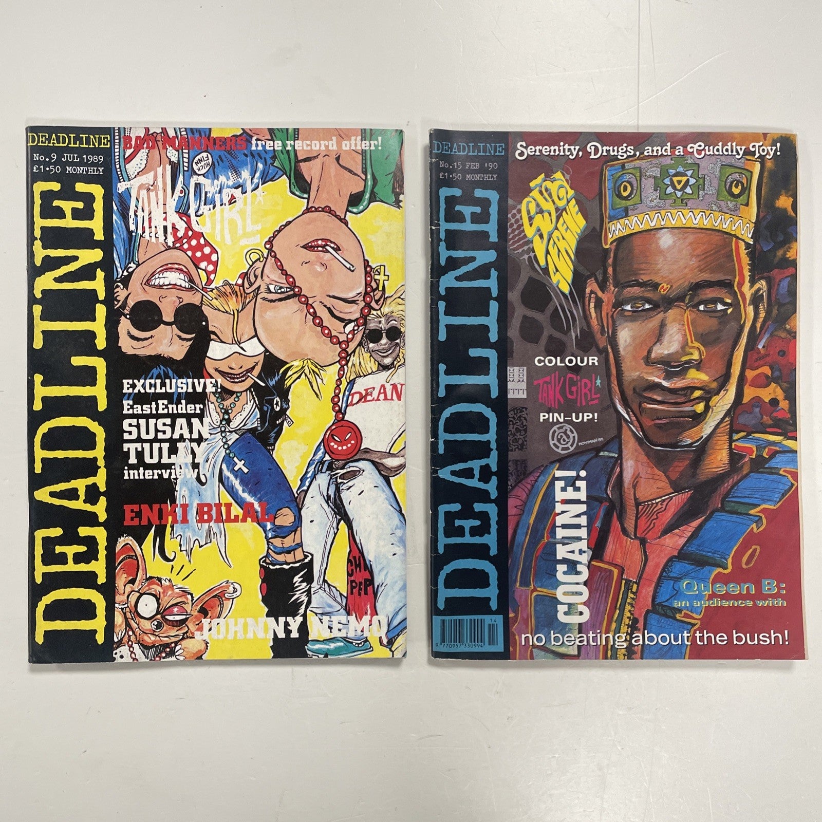22 issues Deadline #5-9 #14-22 #24 & More 1989 Reader Copies **4