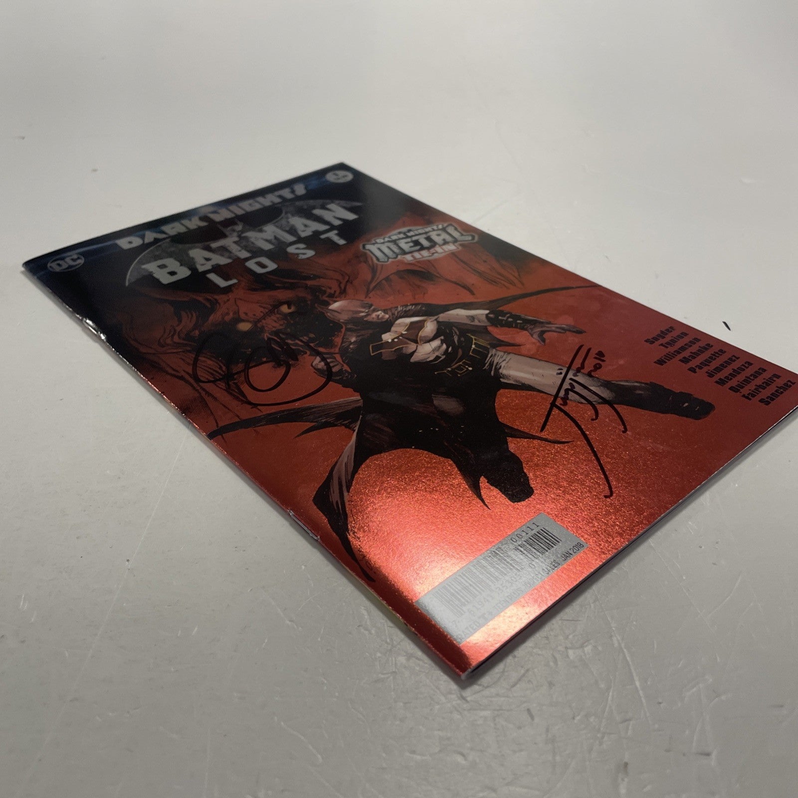 Dark Knights Batman Lost #1 2018 NM Signed Scott Snyder & Jorge Jimenez3