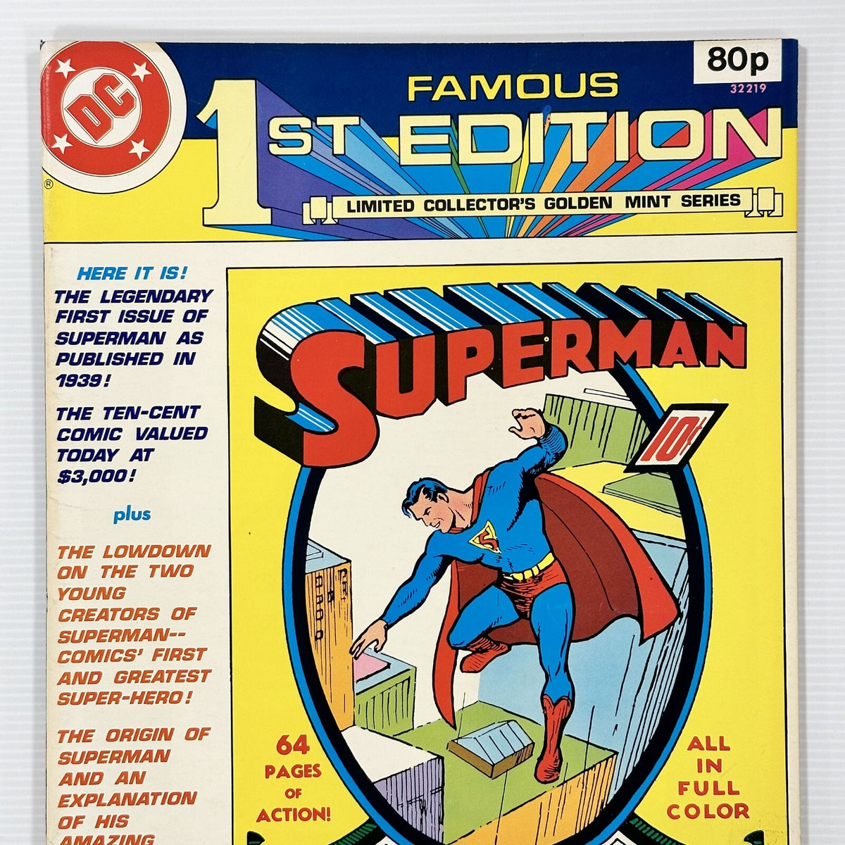 DC Famous First Edition Superman #1 1979 VF Pence Copy – World of ...