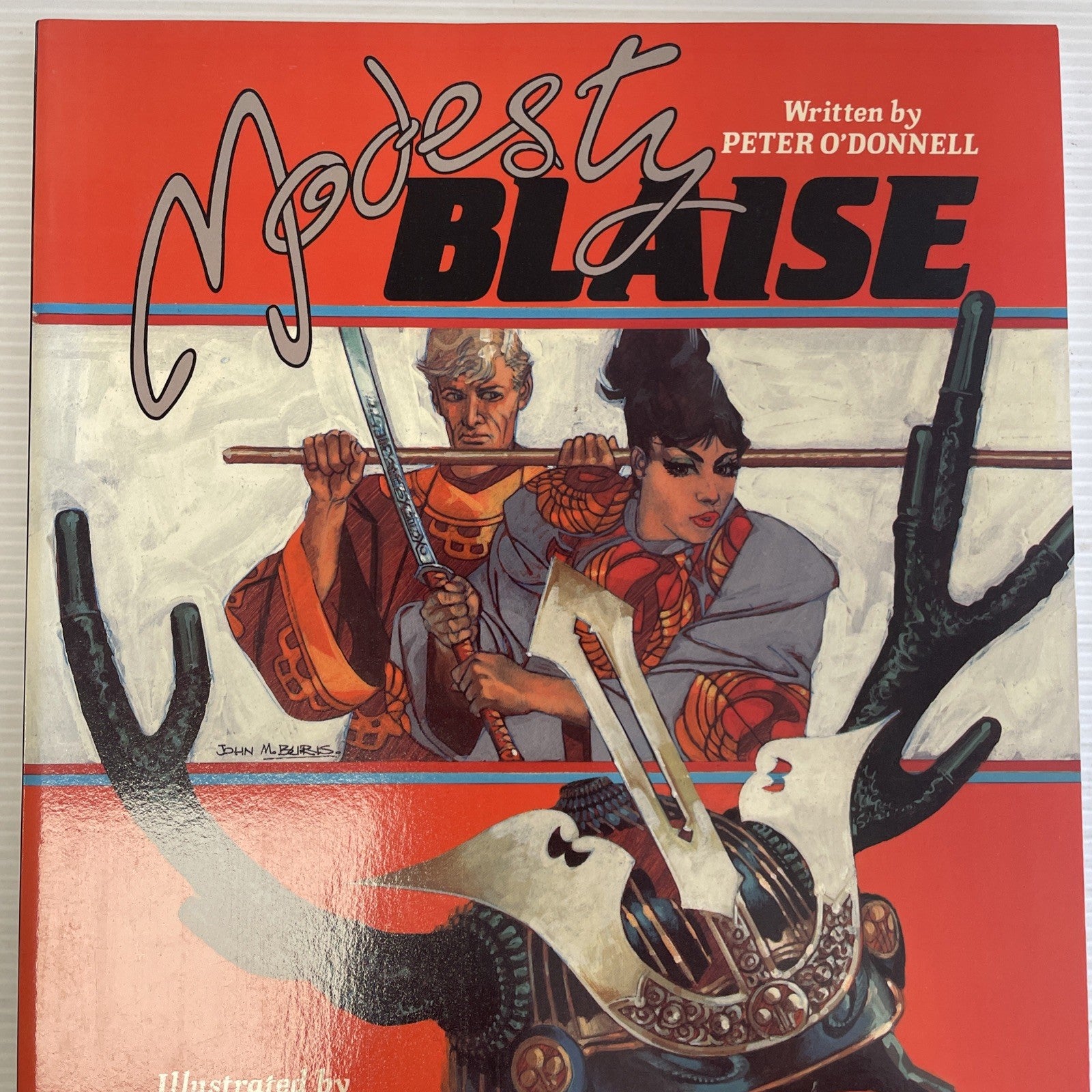 Modesty Blaise: The Warlords of Phoenix Titan Books 1986 Graphic Novel1