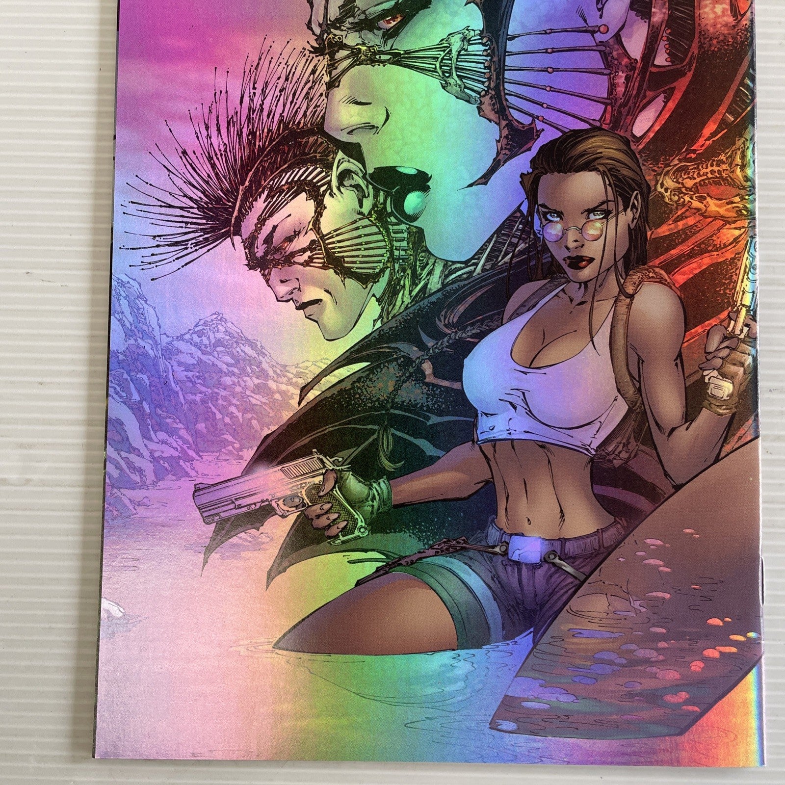 Fathom #12 2000 VF/NM Holochrome Foil Wraparound Variant Michael Turner's6