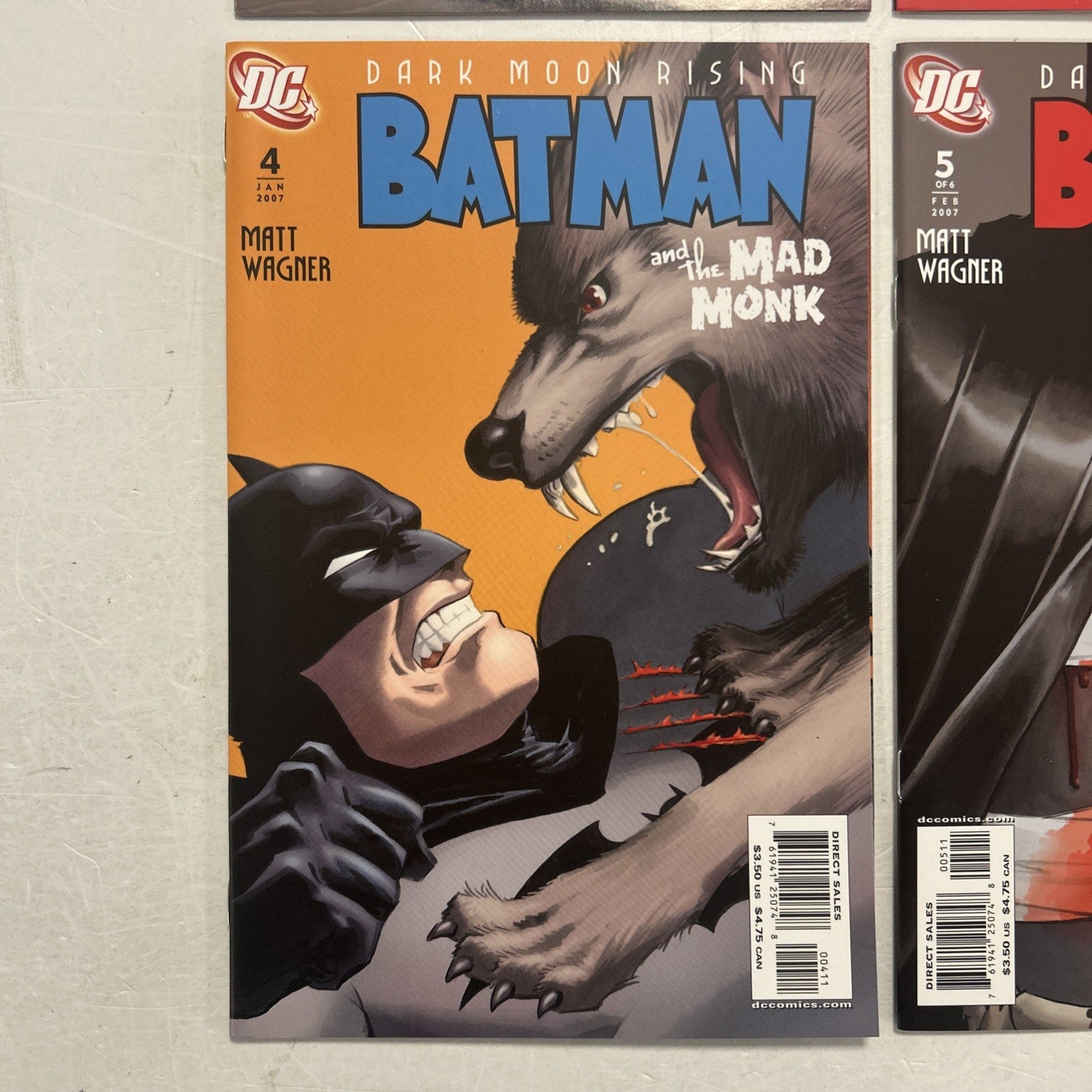 Batman and the Mad Monk #1-6 2006 Mid-High Grade Complete Set Matt Wagner4