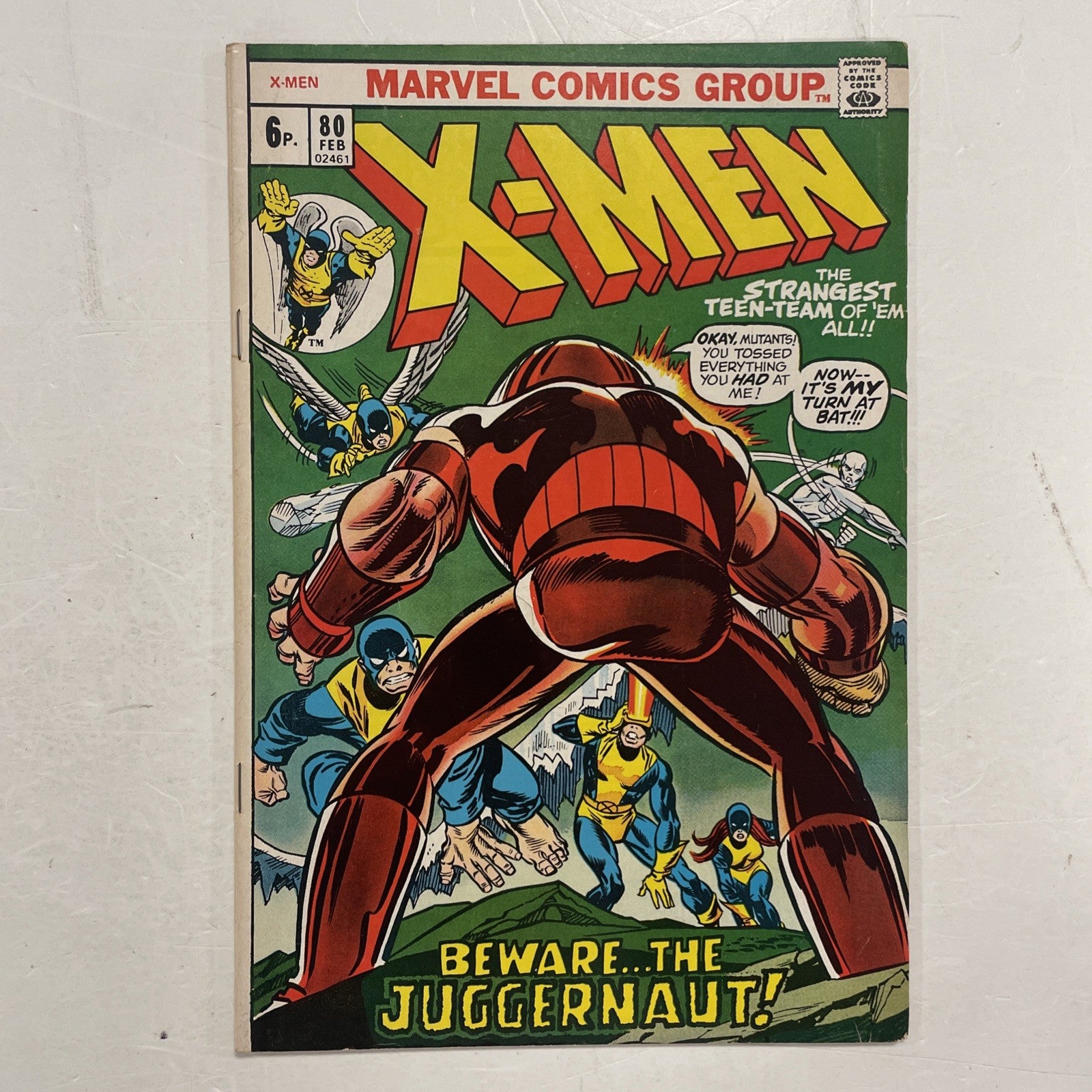 X-Men #80 1972 VG/FN Pence Copy0