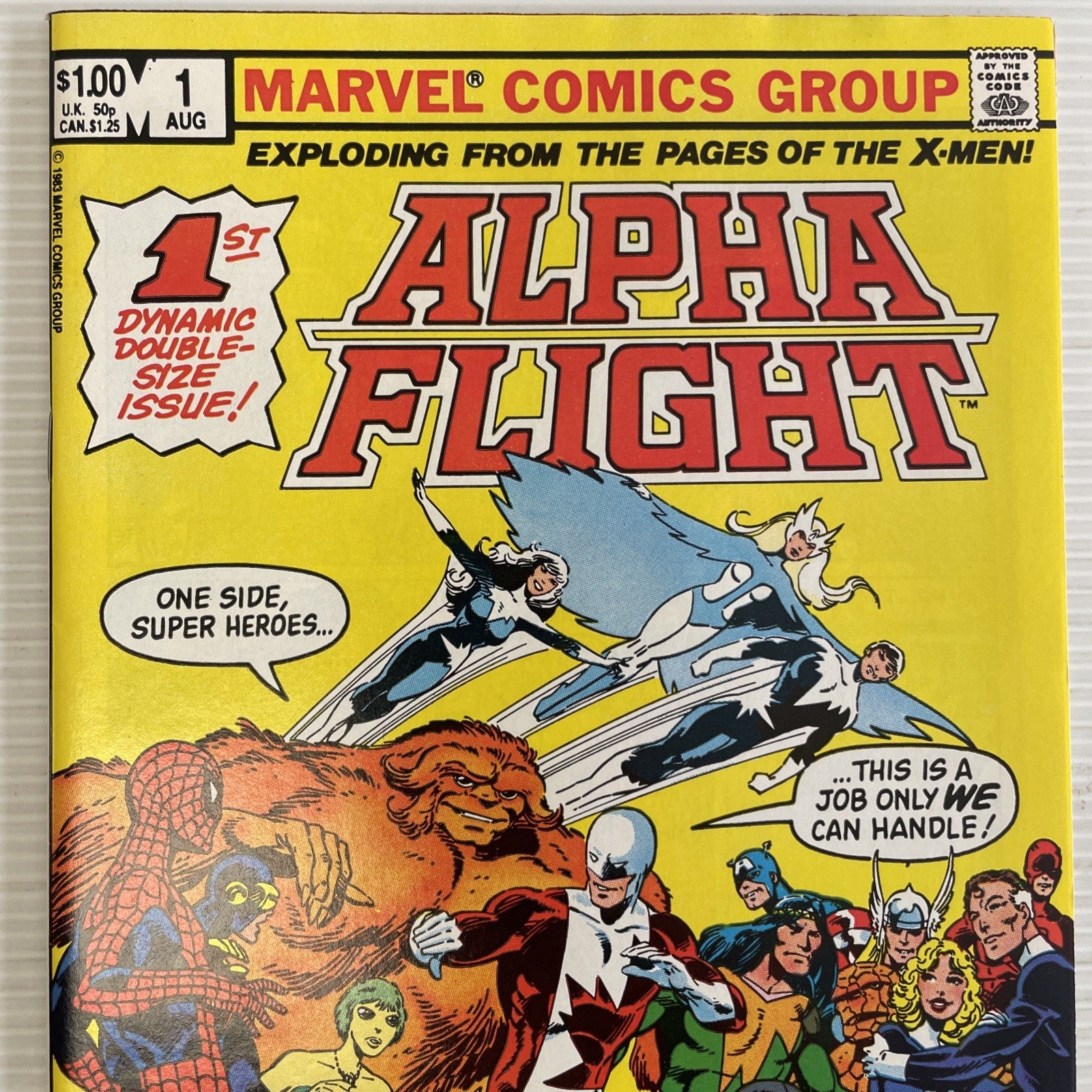 Alpha Flight #1 1983 VF 1st Appearance of Puck & Marrina1