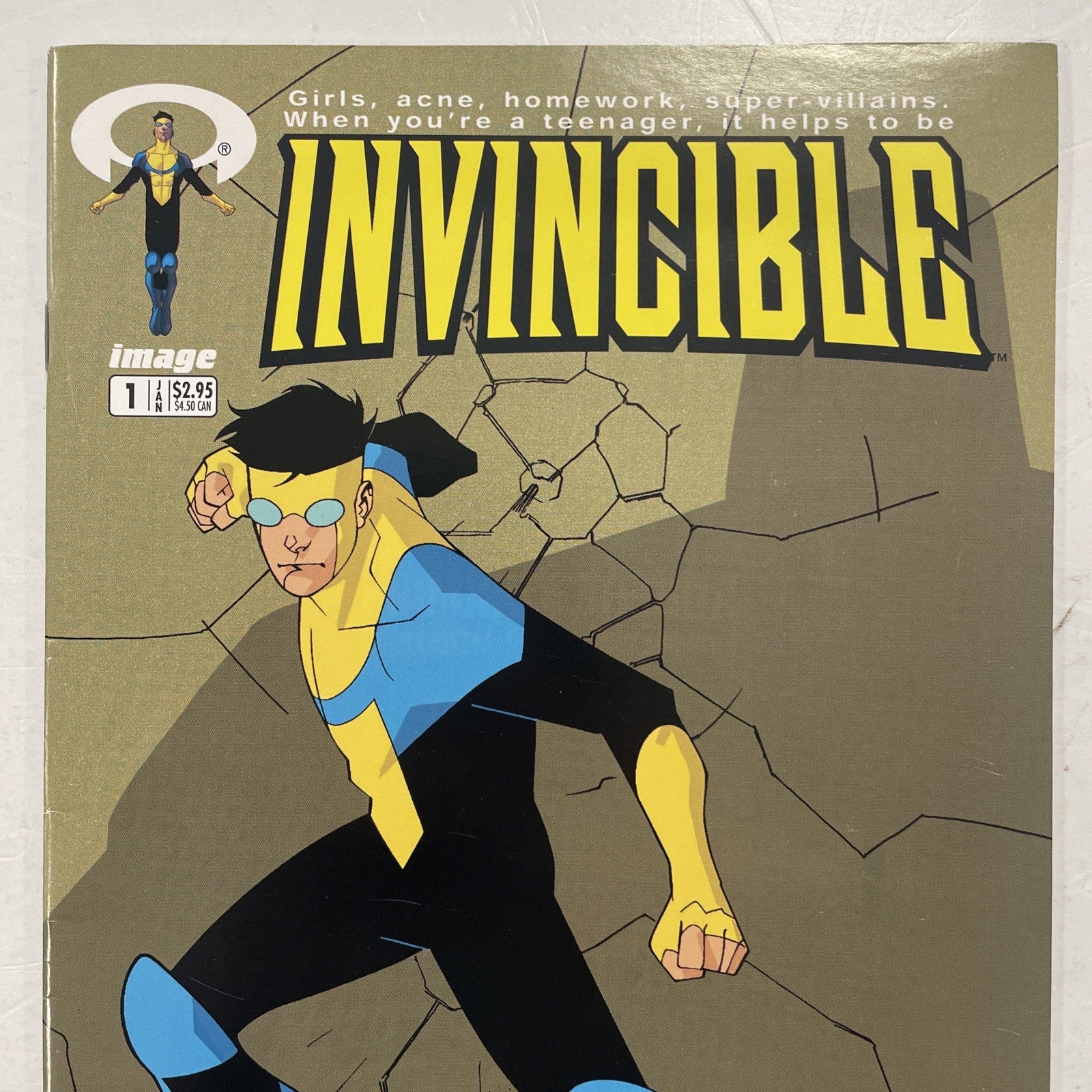 Invincible #1 2003 FN/VF 1st Printing 1st Invincible Omni-Man Atom Eve Image1