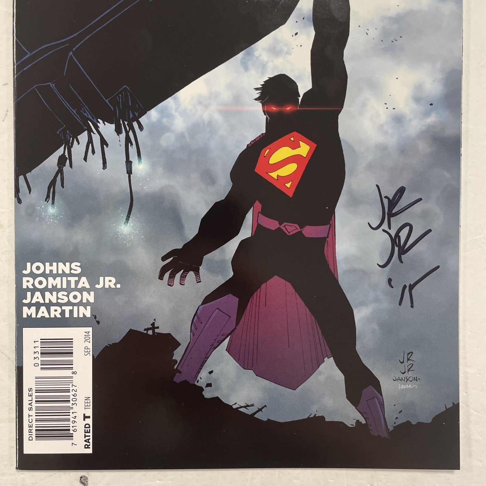 Superman #33 2014 VF Signed by JR JR John Romita2