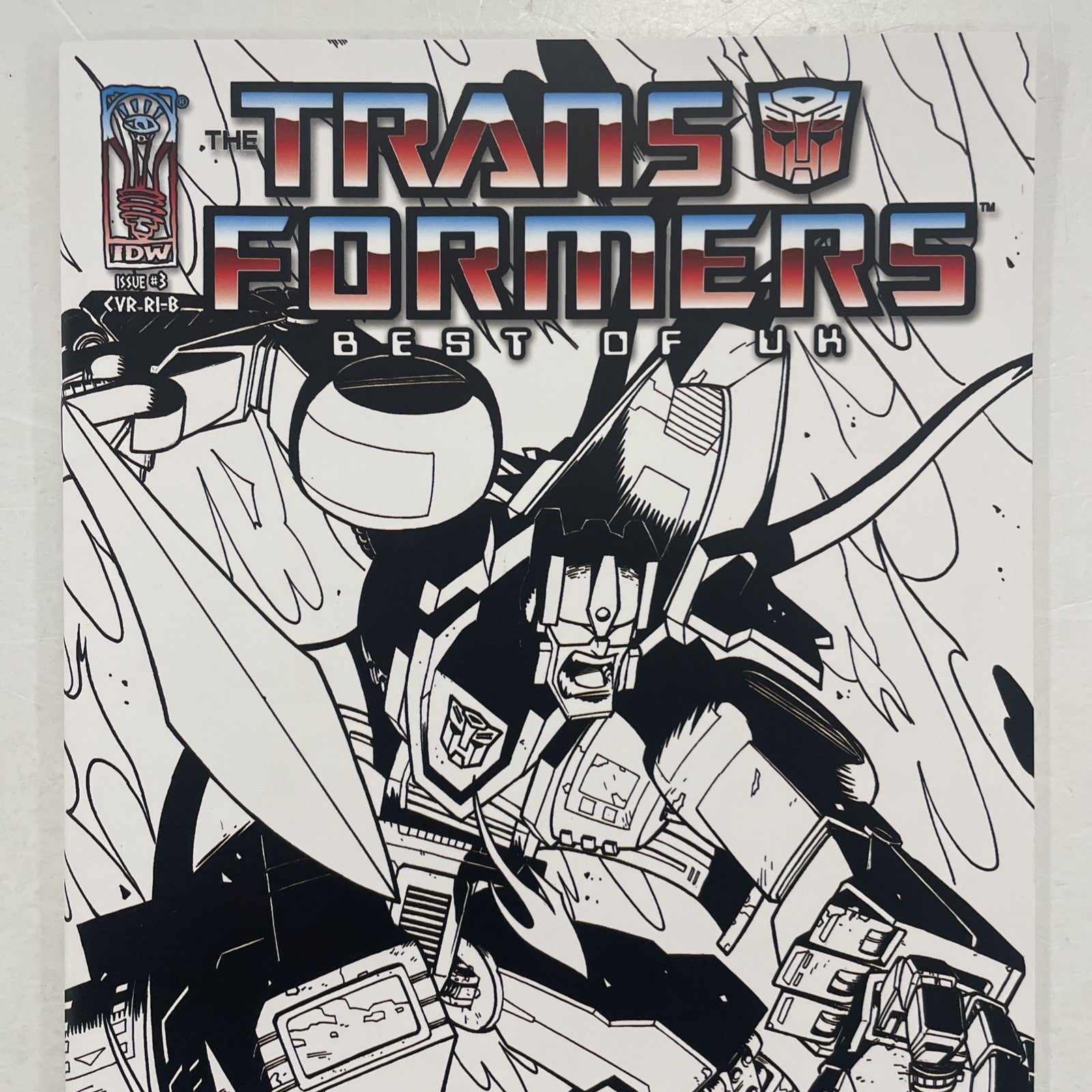 Transformers Best Of The UK Dinobots #3 2007 RI-B Nick Roche 1:25 Variant IDW1