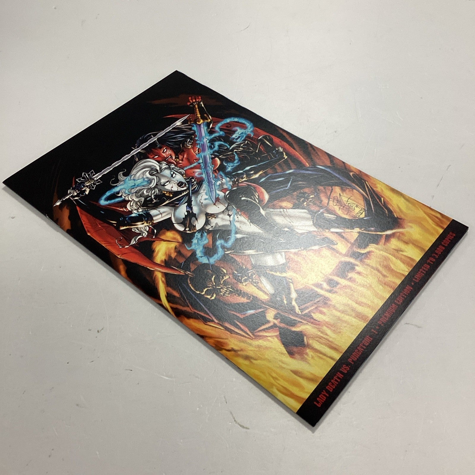 Lady Death Vs Purgatori #1 1999 VF/NM Premium Variant Ltd to 30003