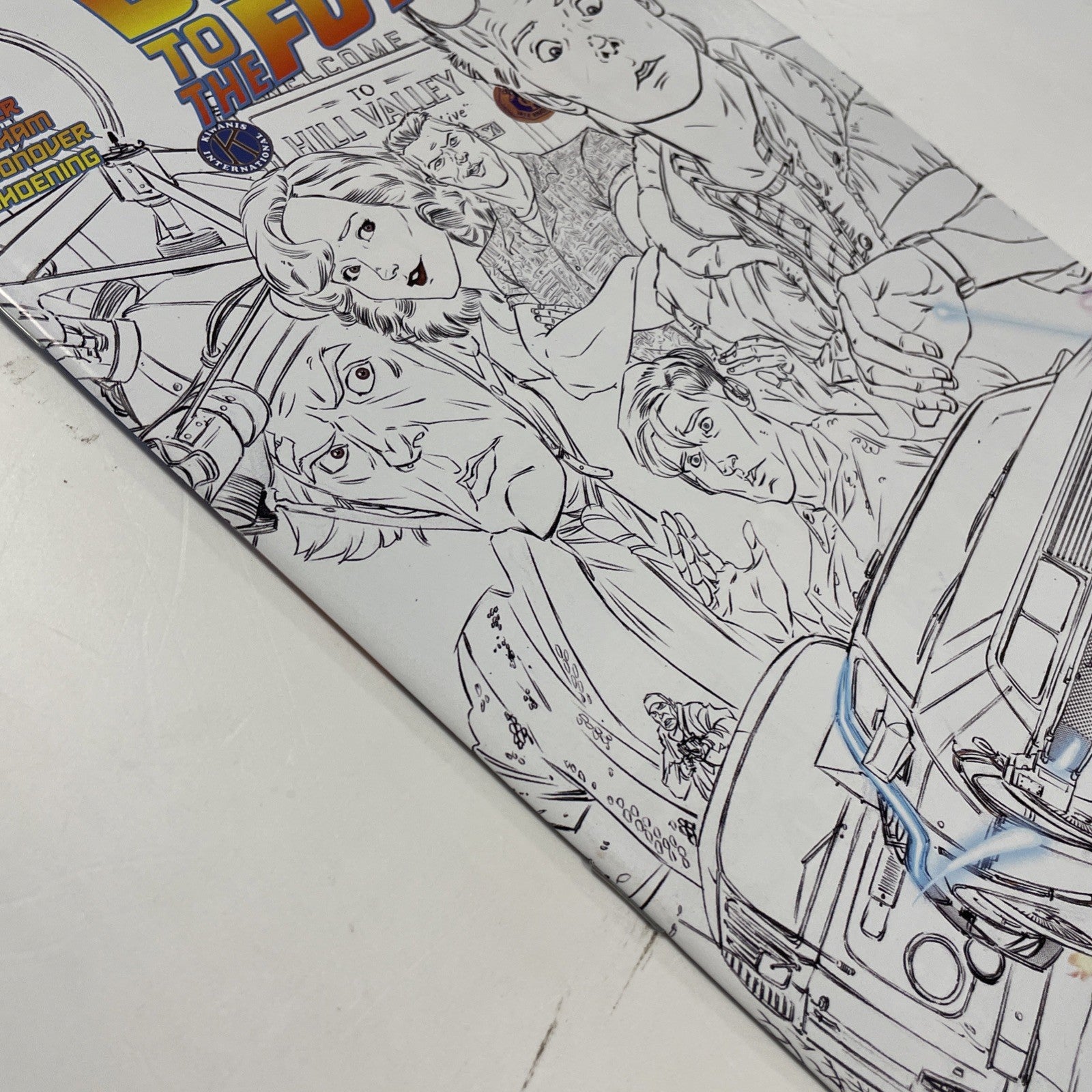 Back to the Future #1 2015 NM- 3rd Print Diamond Sketch Variant4