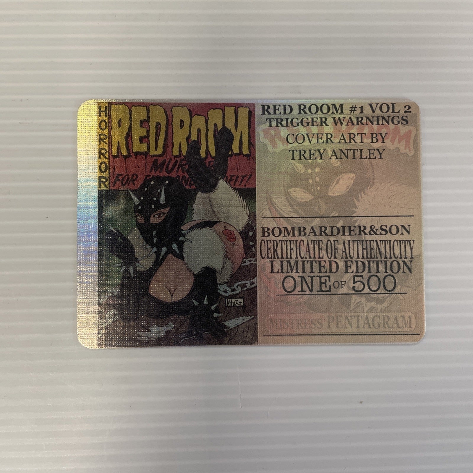 Red Room Trigger Warnings #1 2021 NM- Trey Antley Pulp Fiction Homage Ltd to 5008