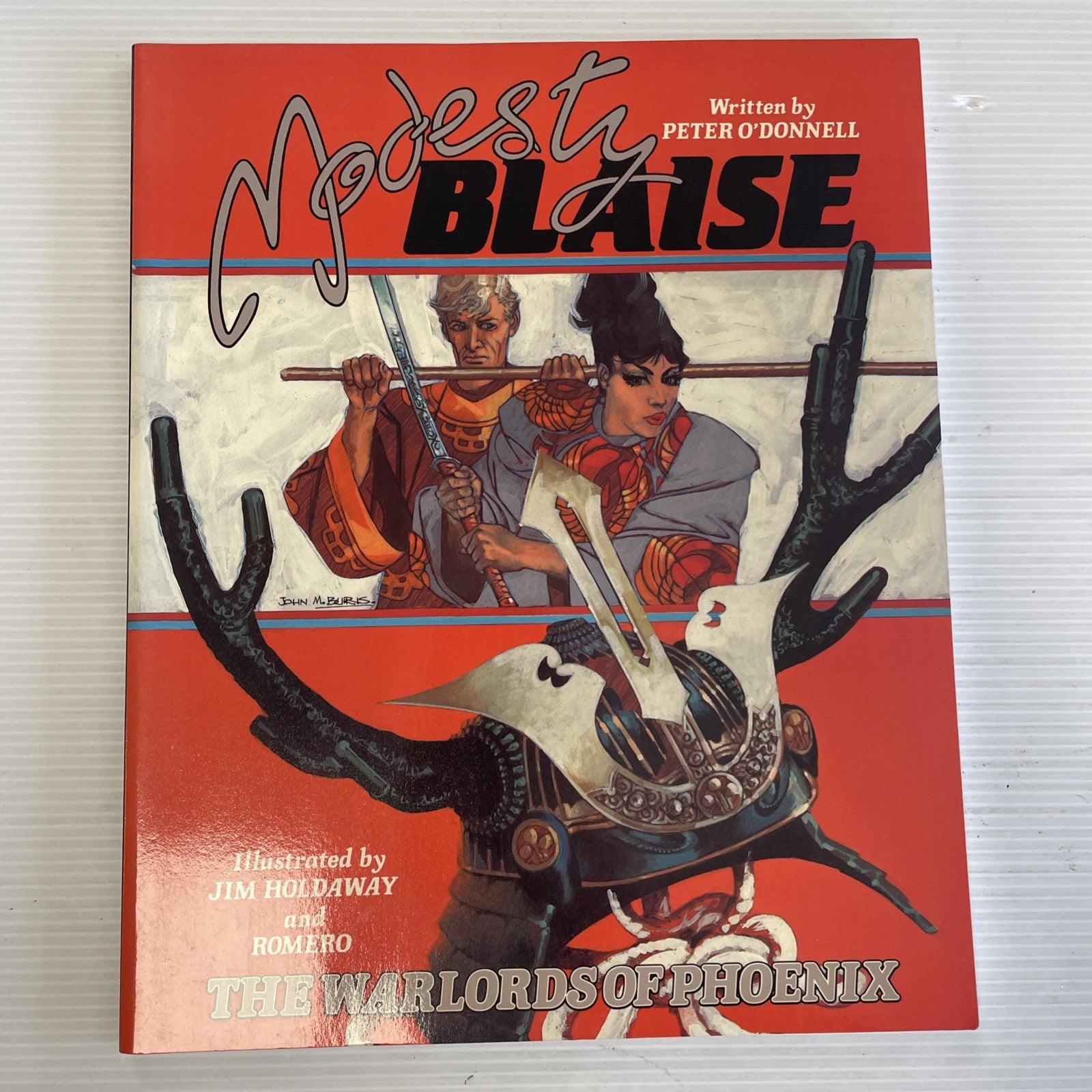 Modesty Blaise: The Warlords of Phoenix Titan Books 1986 Graphic Novel0