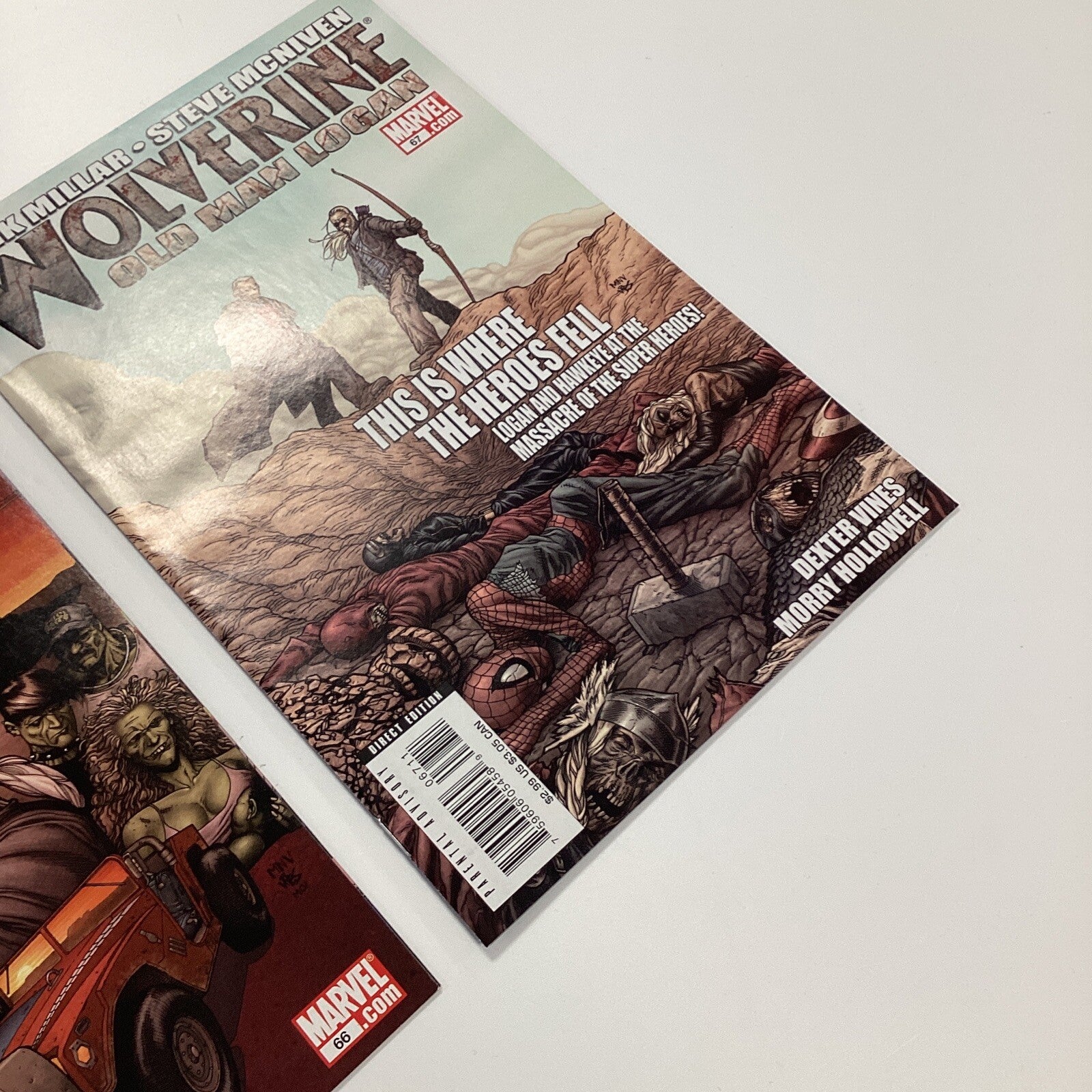 Wolverine Old Man Logan #66 & #67 2008 VF+ 1st Appearance of Old Man Logan8