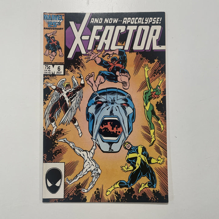 X-factor #6 1986 VF 1st Full Appearance of Apocalypse0