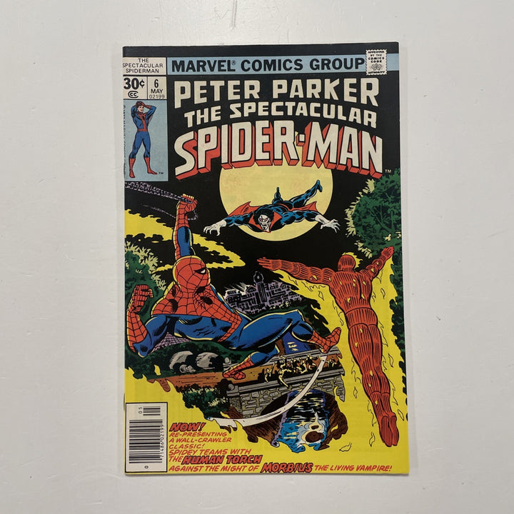 Peter Parker The Spectacular Spider-man #6 1977 VF0