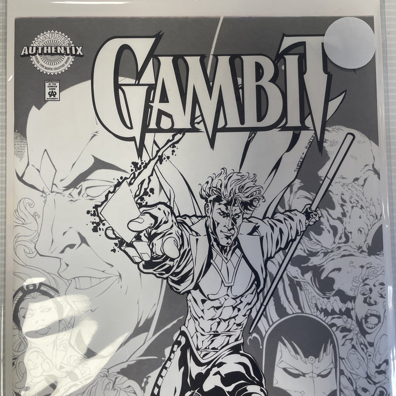 Gambit #1 1999 Marvel Authentix Limited Edition Comic 1446/7500 inc. Trade Dress5