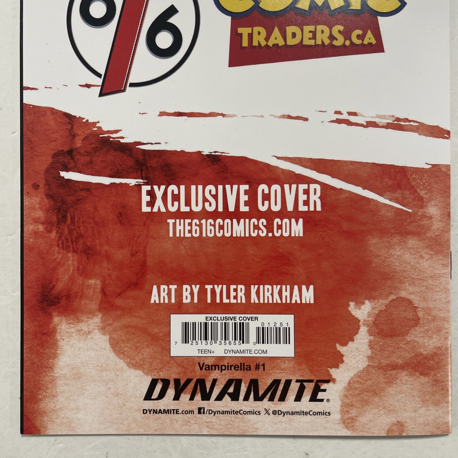 Vampirella #1 2025 NM Tyler Kirkham Blue Virgin Variant LTD to 500 Dynamite6