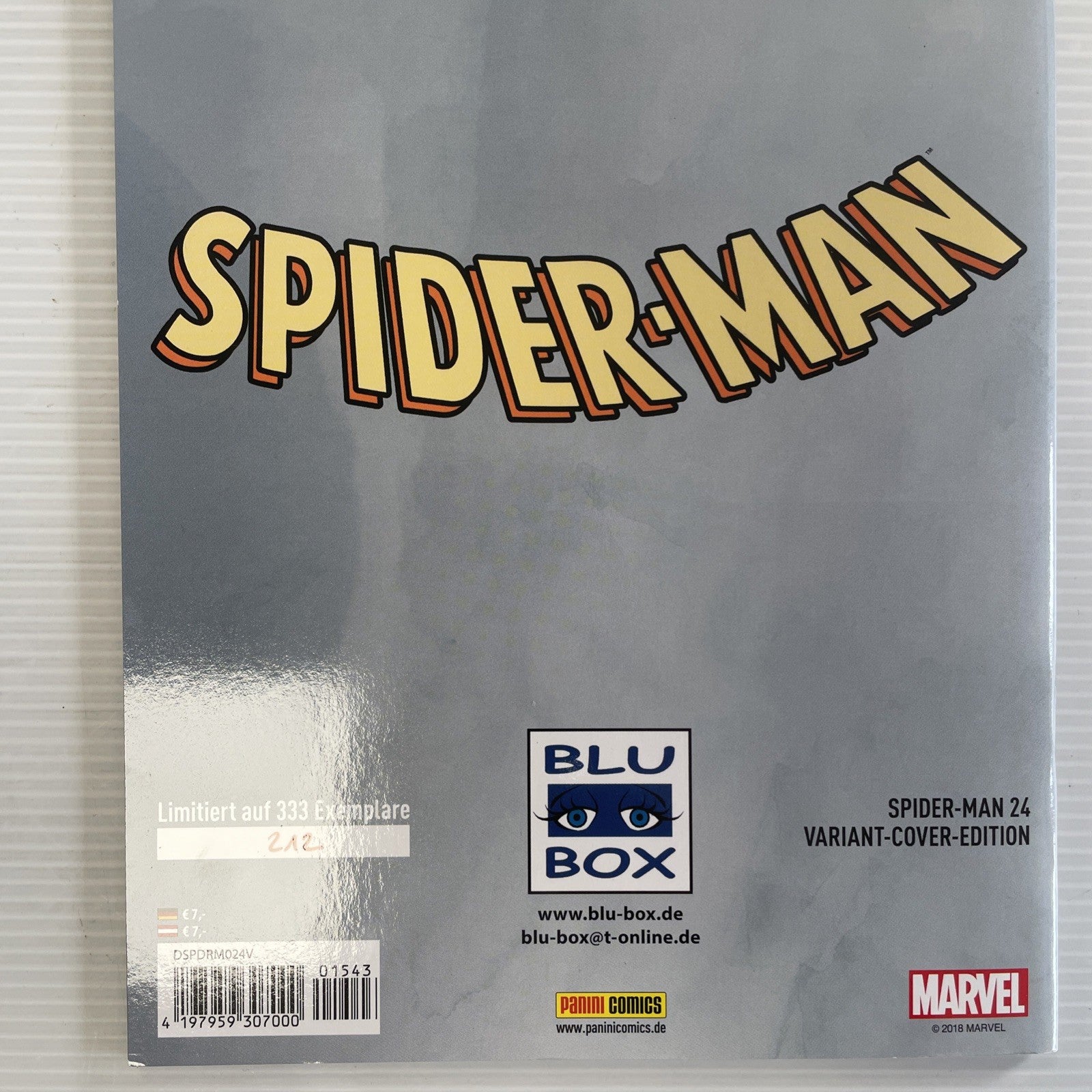 Spider-man #24 2017 NM J. Scott Campbell German Panini Varaint 212/333 copies6