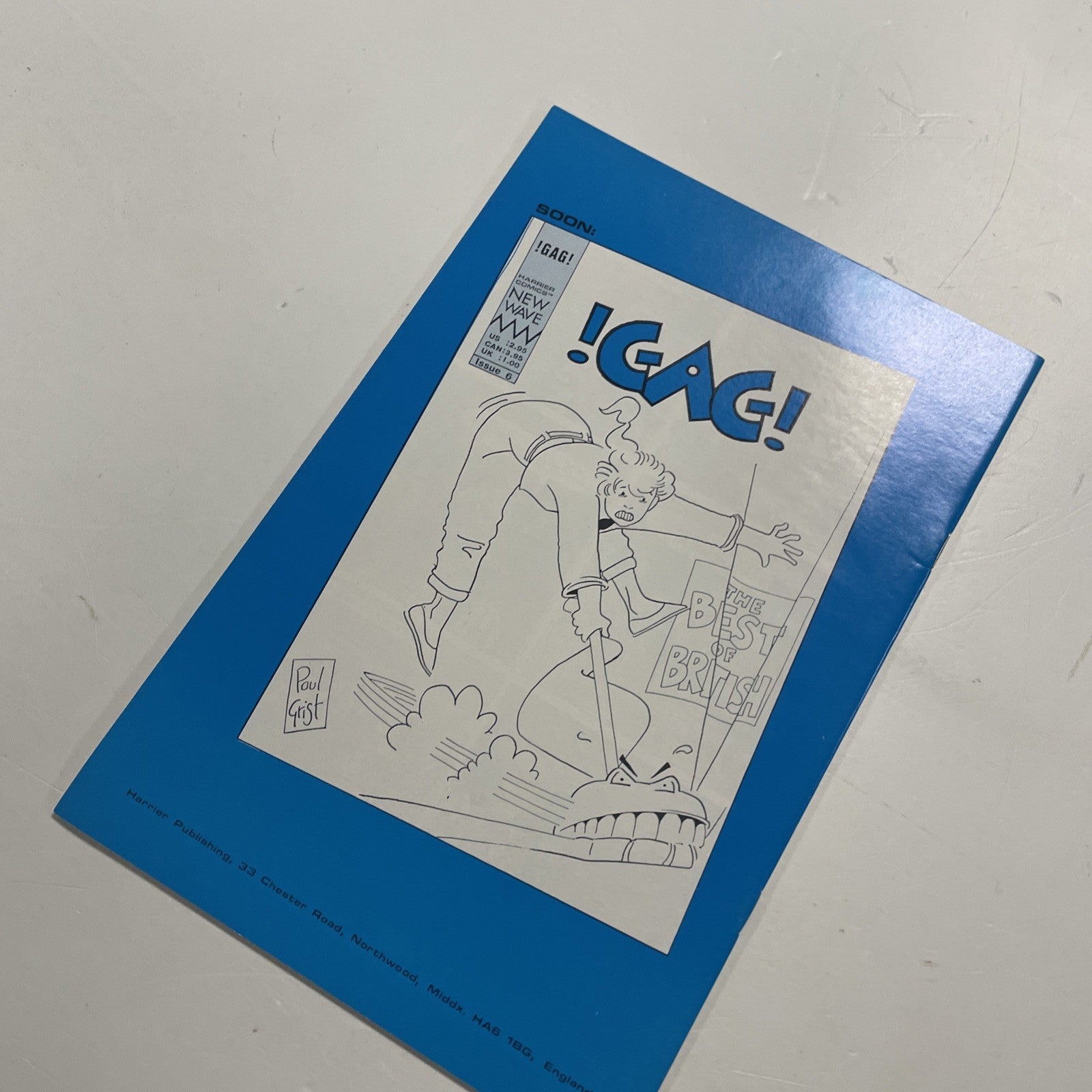Ace #1 1988 VF By Eddie Campbell, Harrier Comics New Wave13