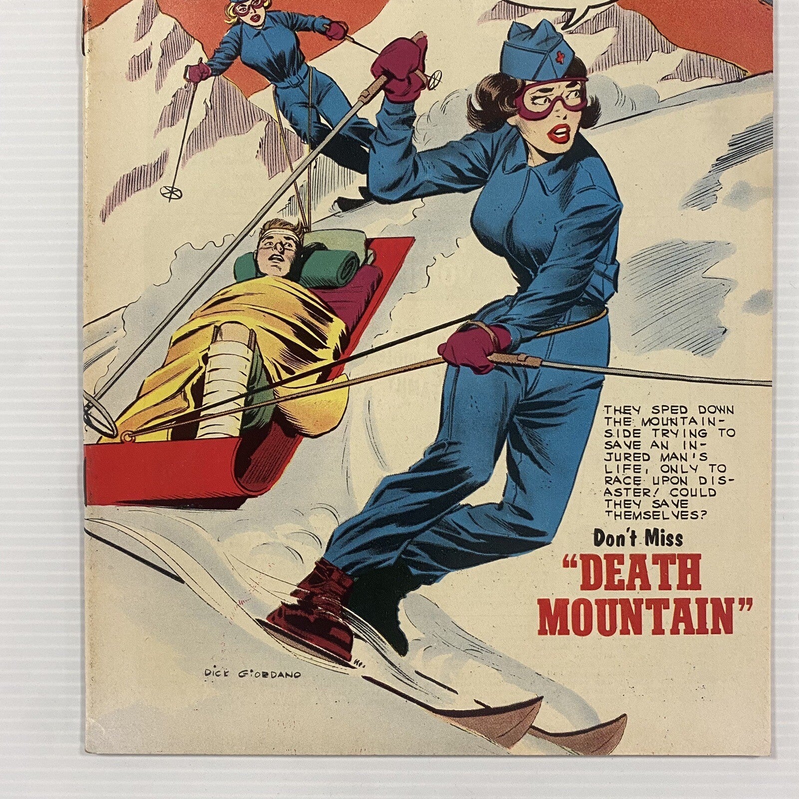 Sue and Sally Smith Flying Nurses 1962 #50 VG+ Pence copy **Rusted staples**2