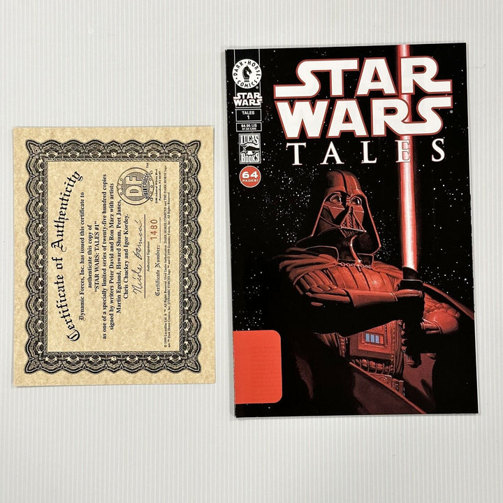 Dark Horse Star Wars Tales #1 1999 Signed x7 Comic With COA  Dynamic Forces