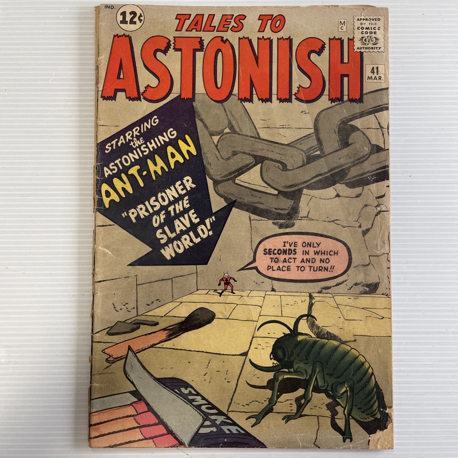 Tales To Astonish #41 1963 Low Grade Reader copy **Front cover completely detach0