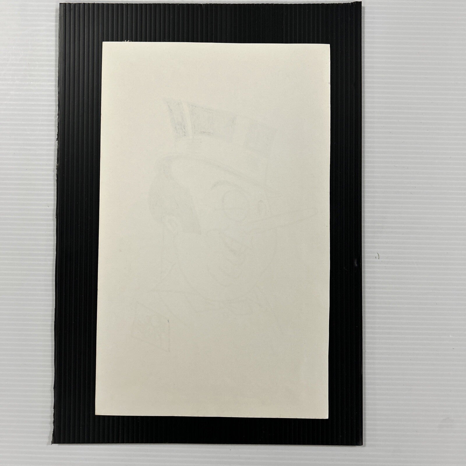 Bob Kane Hand Drawn Original Penguin Art Sketch Signed with COA 14x23cm13