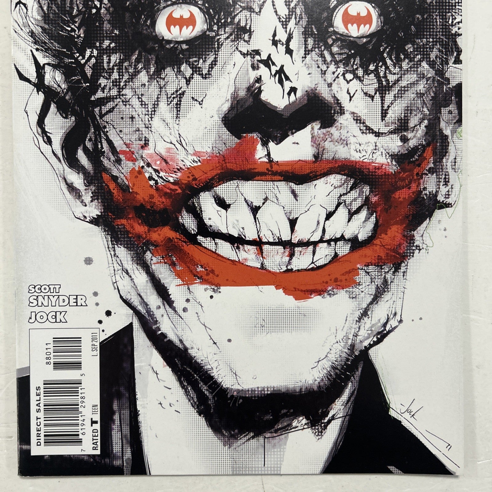 Detective Comics #880 2011 VF+ Classic Joker Cover by Jock2