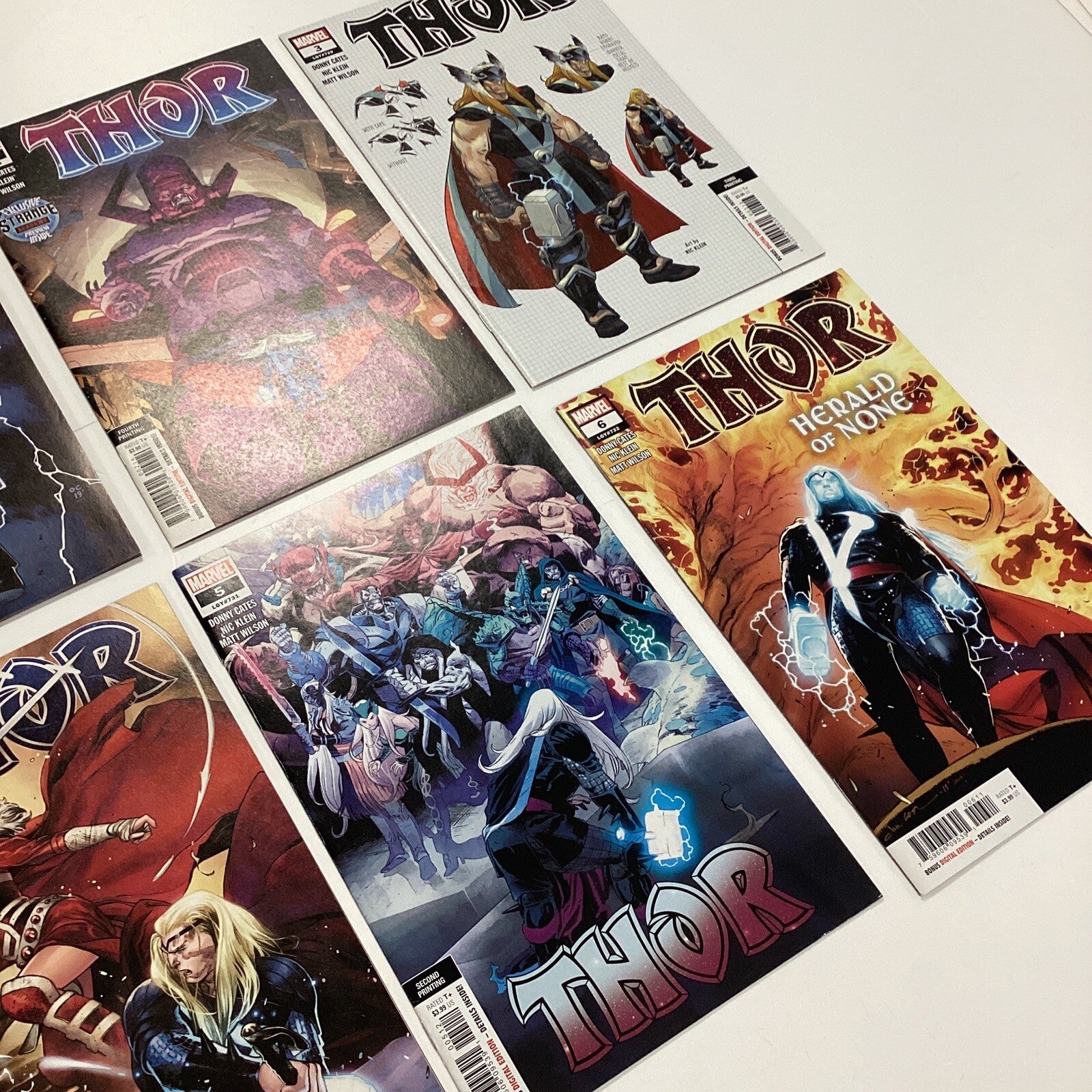 Thor #1-6 2020 VF/NM 1st App Black Winter, Black Infinity Gauntlet & More8