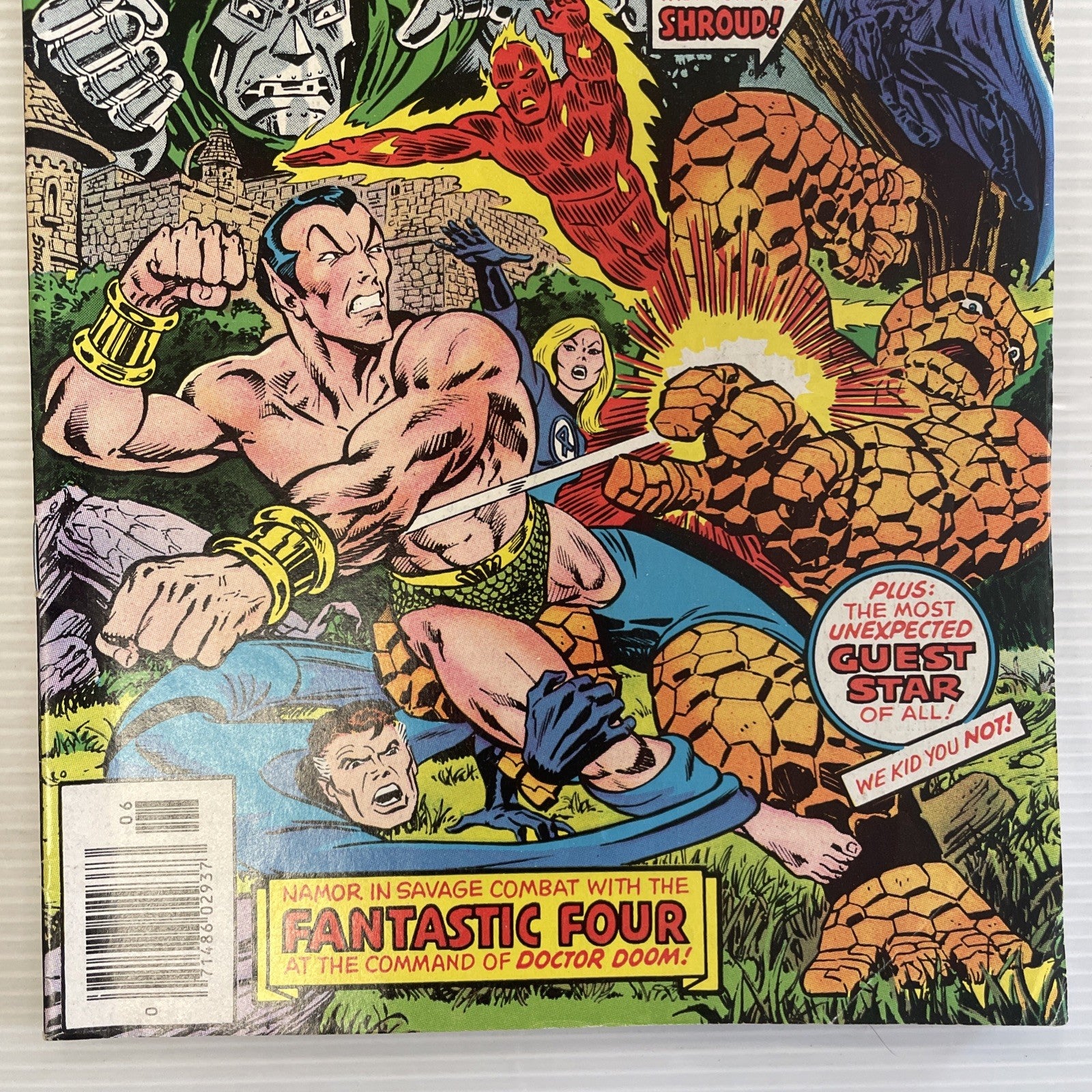 Super-Villain Team-Up #6 1976 FN/VF Signed by Jim Starlin on 1st page2