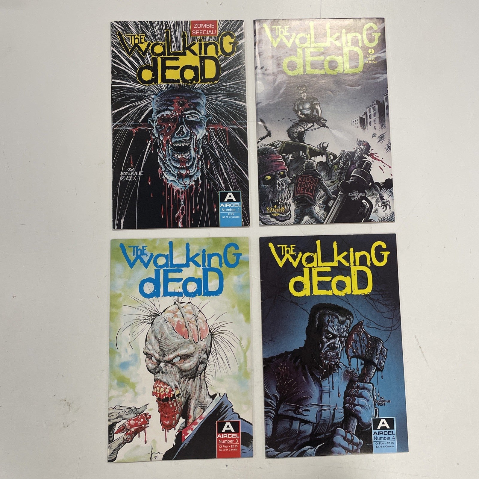 Walking Dead #1-4 1989 FN Complete Set Aircel0