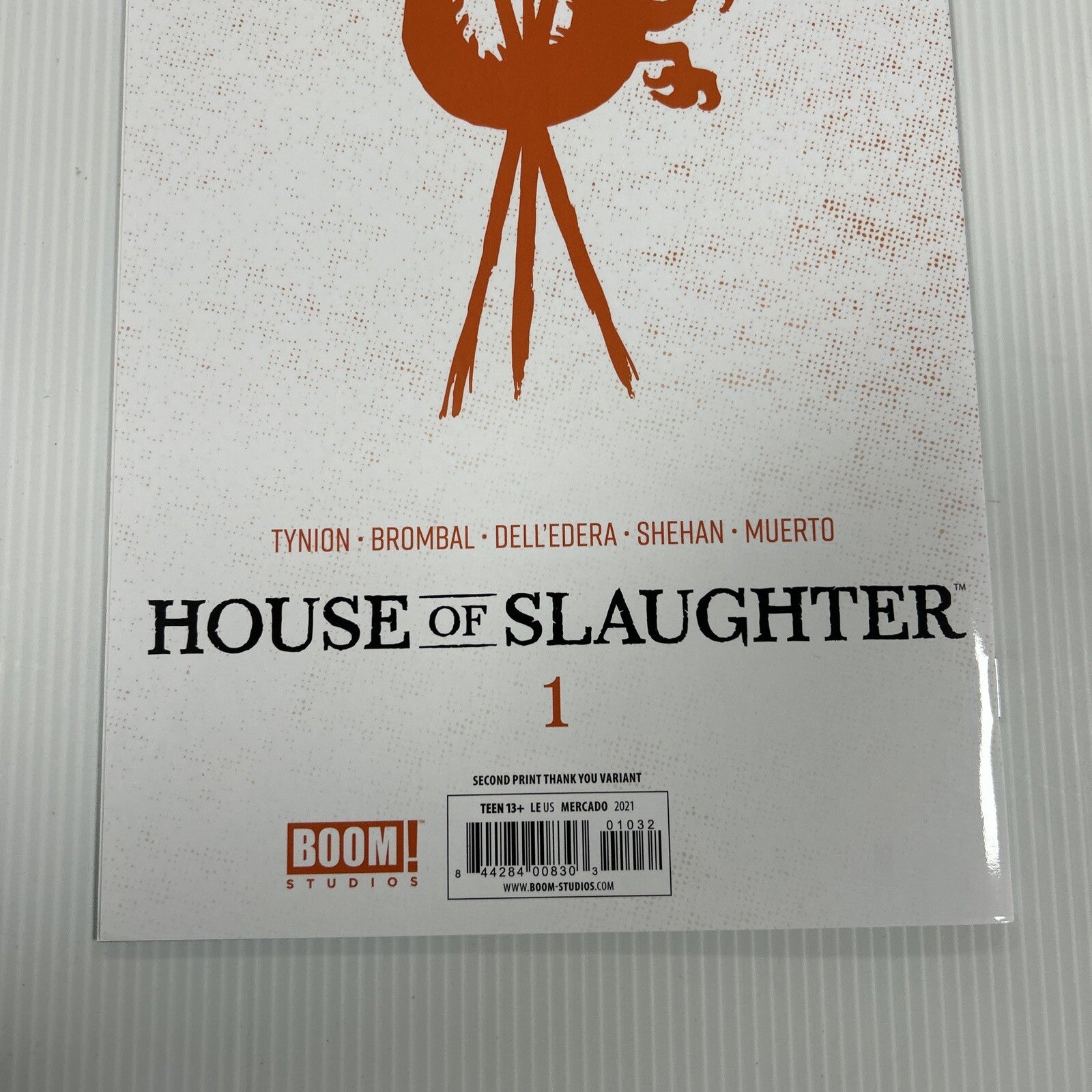 House Of Slaughter #1 2021 NM+ Signed James Tynion Thank You Foil Variant Boom9