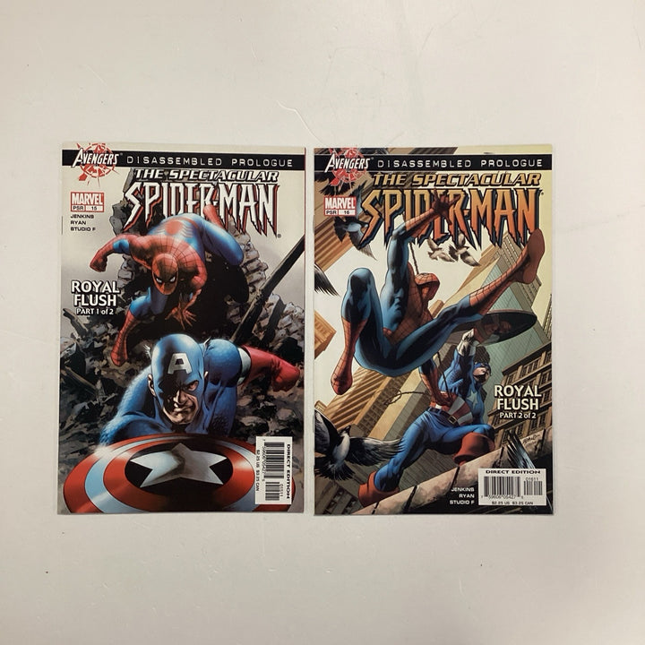 The Spectacular Spider-man #15 & #16 2003 NM 1st appearance of Spider Queen0