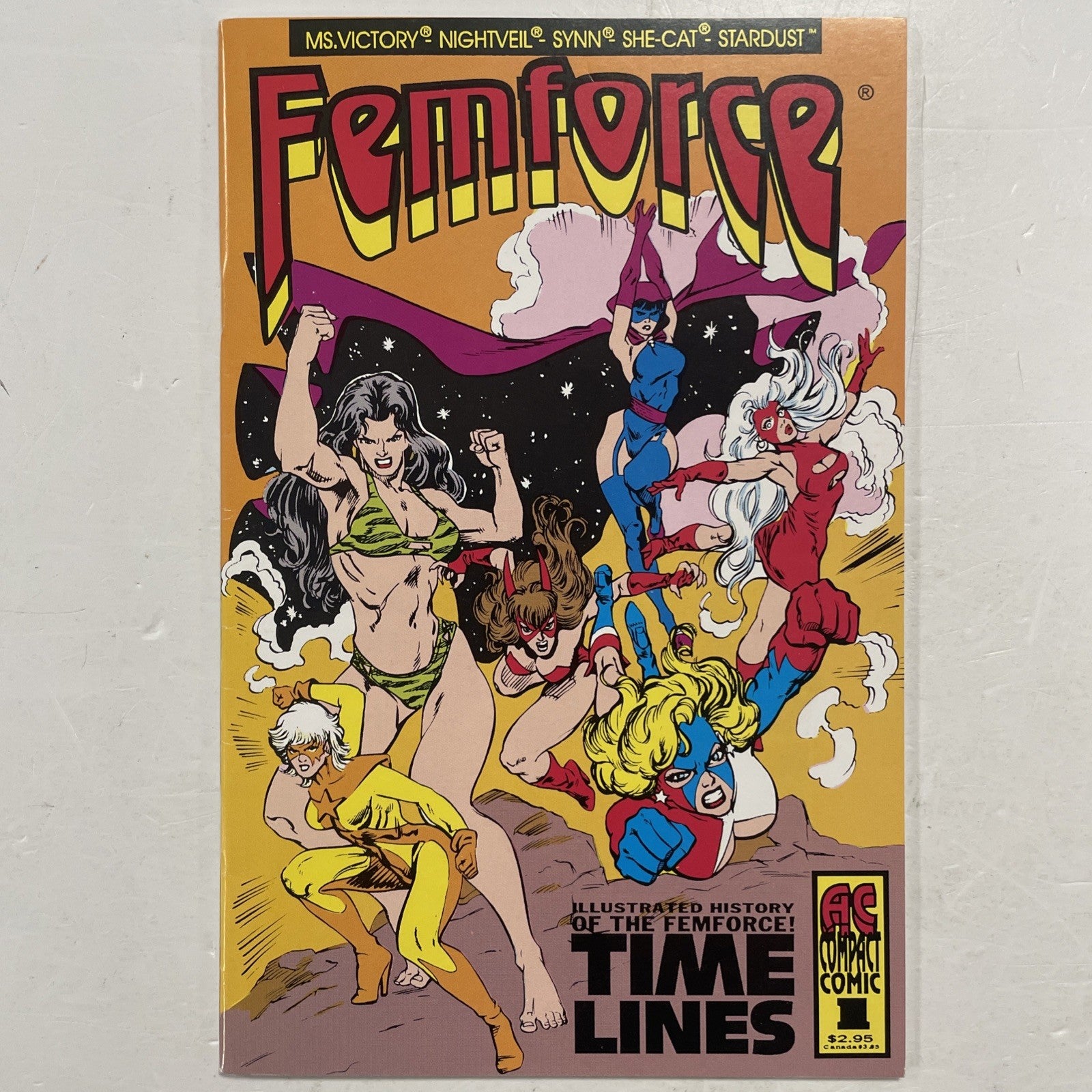Femforce Time Lines #1 1995  Ashcan AC Comics0
